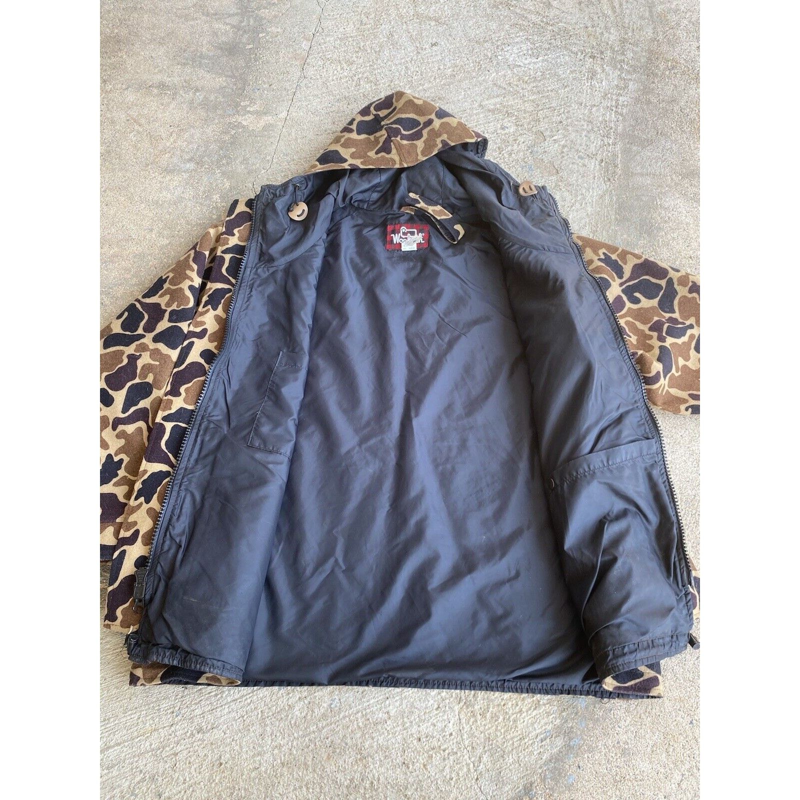 Woolrich Woolen Mills VTG WOOLRICH Size XL Made in USA Duck Camo Hunting Jacket Size US XL / EU 56 / 4 - 13 Thumbnail