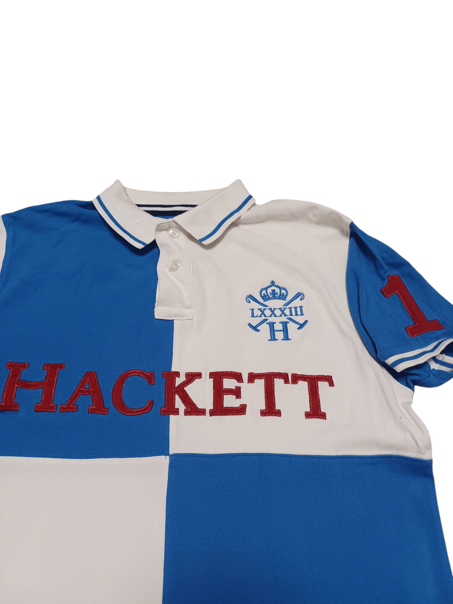 Hackett HACKETT VINTAGE BIGLOGO LUXURY POLO SHIRT Size US M / EU 48-50 / 2 - 2 Thumbnail