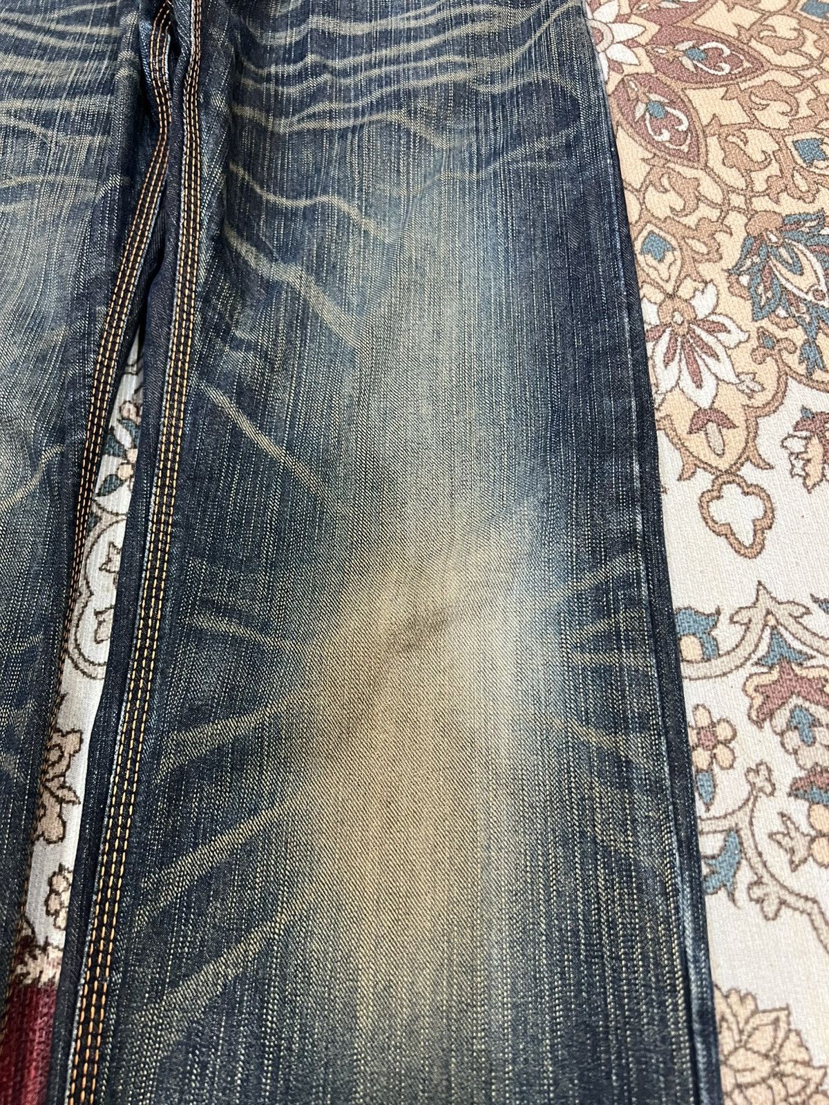 Edwin 💥Flare💥Vintage Edwin XV Exclusive Vintage Distress Jean Size US 32 / EU 48 - 6 Thumbnail