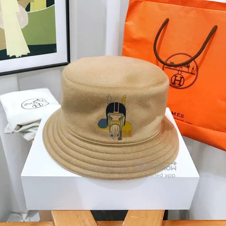 Hermes Hermes size 58 Beige Fisherman Hat, 100% Cashmere, Mechanic Size ONE SIZE - 1 Thumbnail