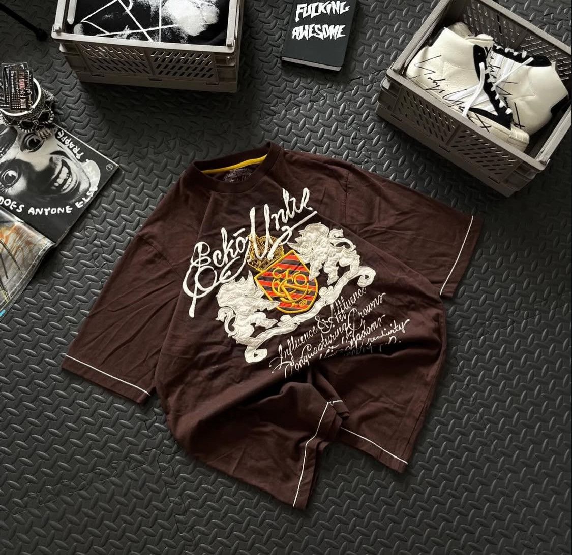 Ecko Unltd. T SHIRT ECKO UNLTD BROWN Size US L / EU 52-54 / 3 - 2 Thumbnail