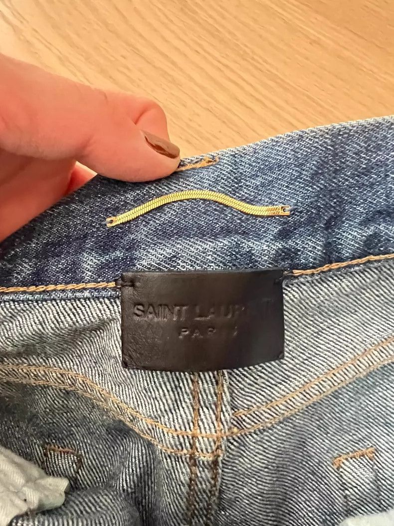 Yves Saint Laurent Yves Saint Laurent YSL Saint Laurent Wide Leg Jeans-2507 Size US 26 / EU 42 - 2 Thumbnail