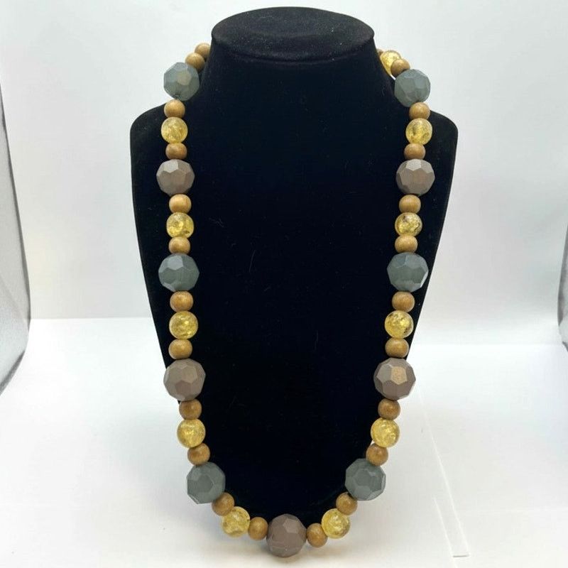 Other Brown Boho Beaded Necklace Size ONE SIZE - 1 Thumbnail
