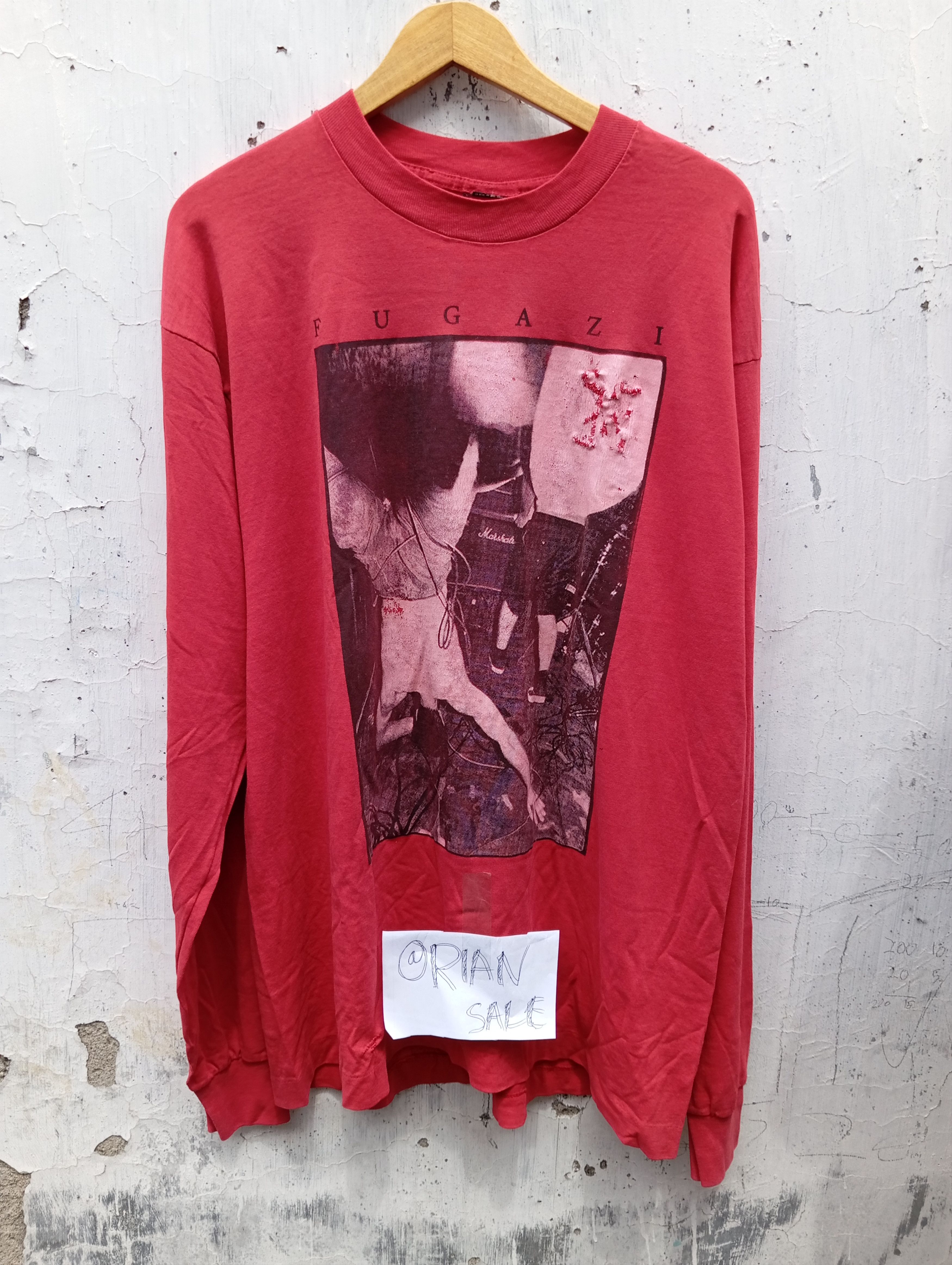 Vintage Vintage x bandtee 80s fugazi longsleve Size US XL / EU 56 / 4 - 1 Thumbnail