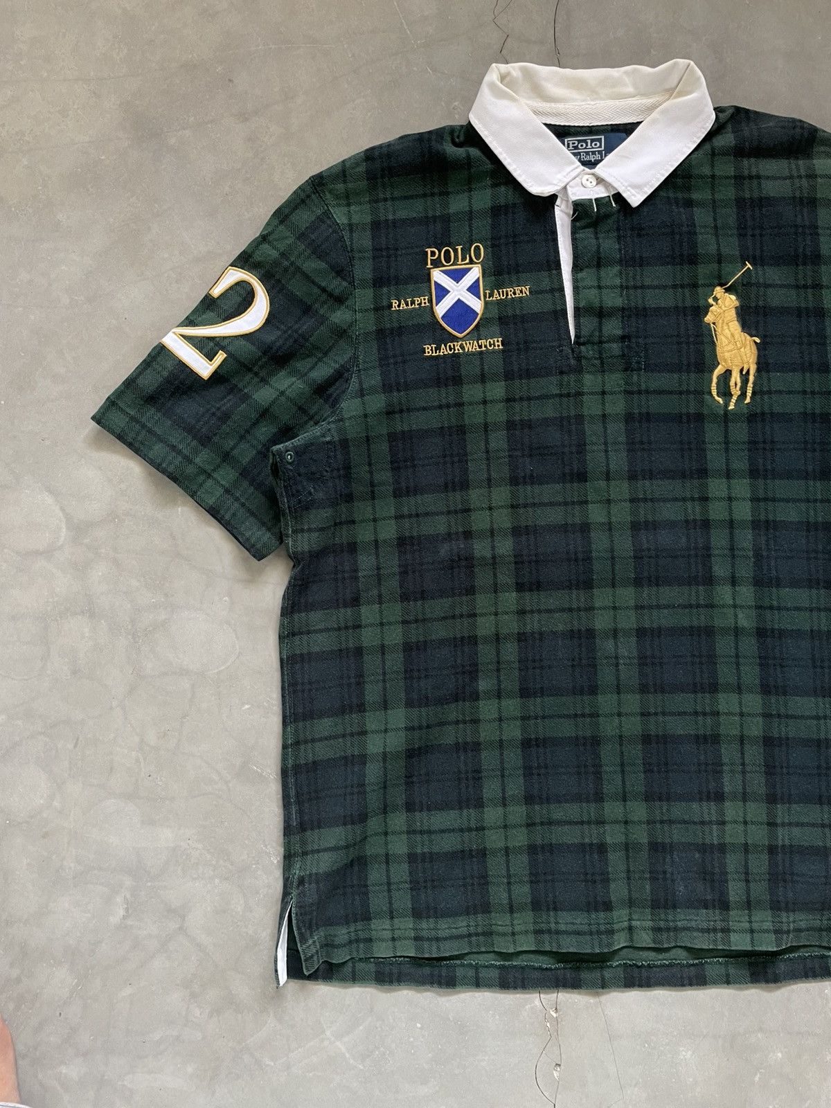 Polo Ralph Lauren Rare Polo Ralph Lauren Black Watch Tartan Chief Keef Style Size US XL / EU 56 / 4 - 4 Thumbnail