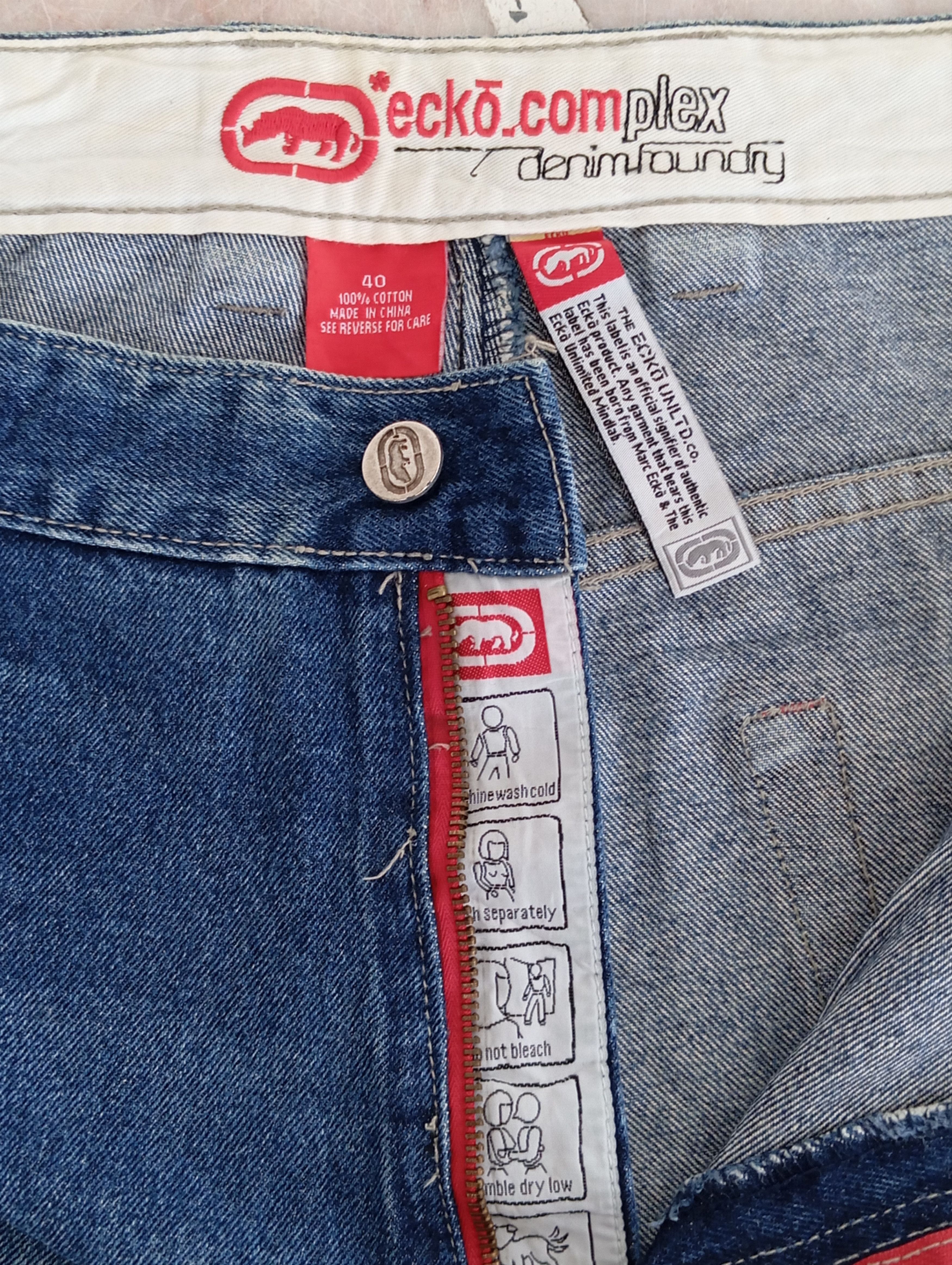Ecko Unltd. × Japanese Brand Ecko Distresses Denim with stain Size US 38 / EU 54 - 5 Thumbnail