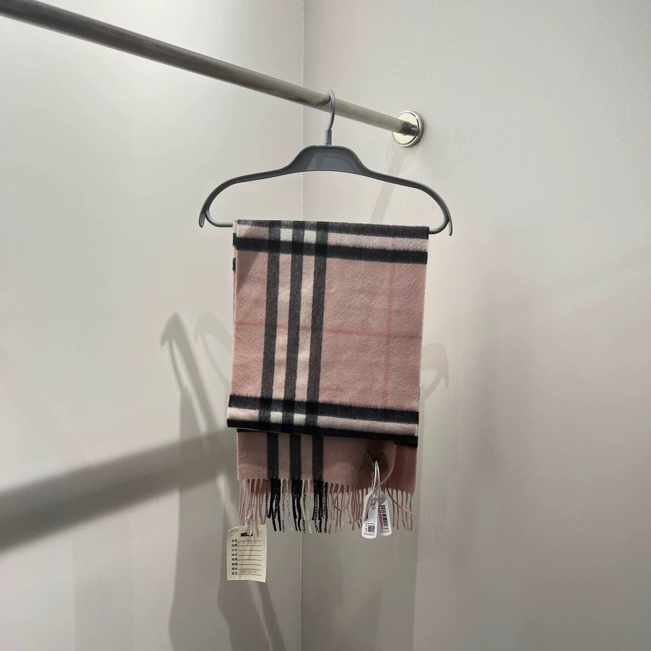 Burberry Burberry Striped Pink Scarf one size Men Size ONE SIZE - 1 Thumbnail