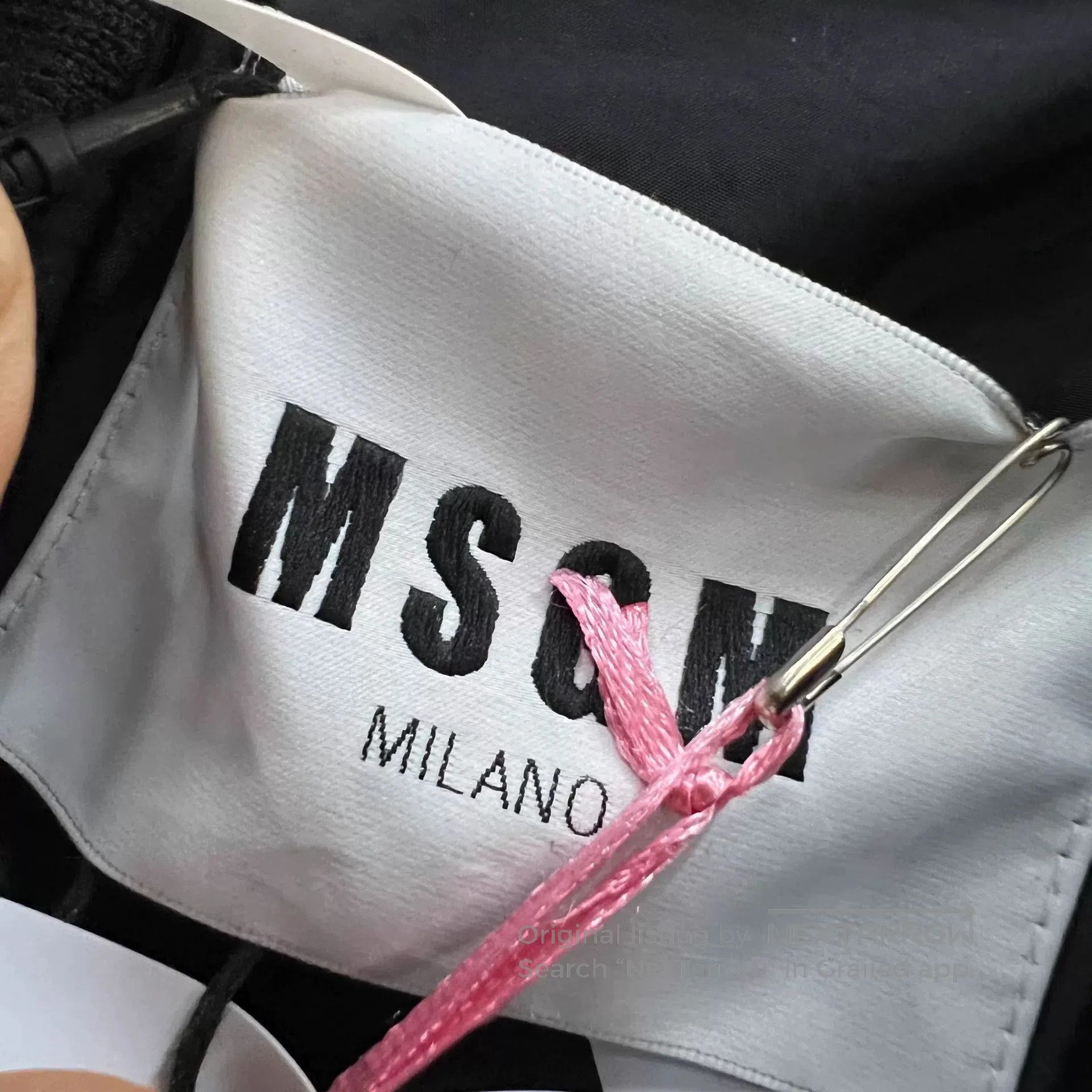 MSGM color block embroidered baseball jacket. Size US M / EU 48-50 / 2 - 4 Thumbnail