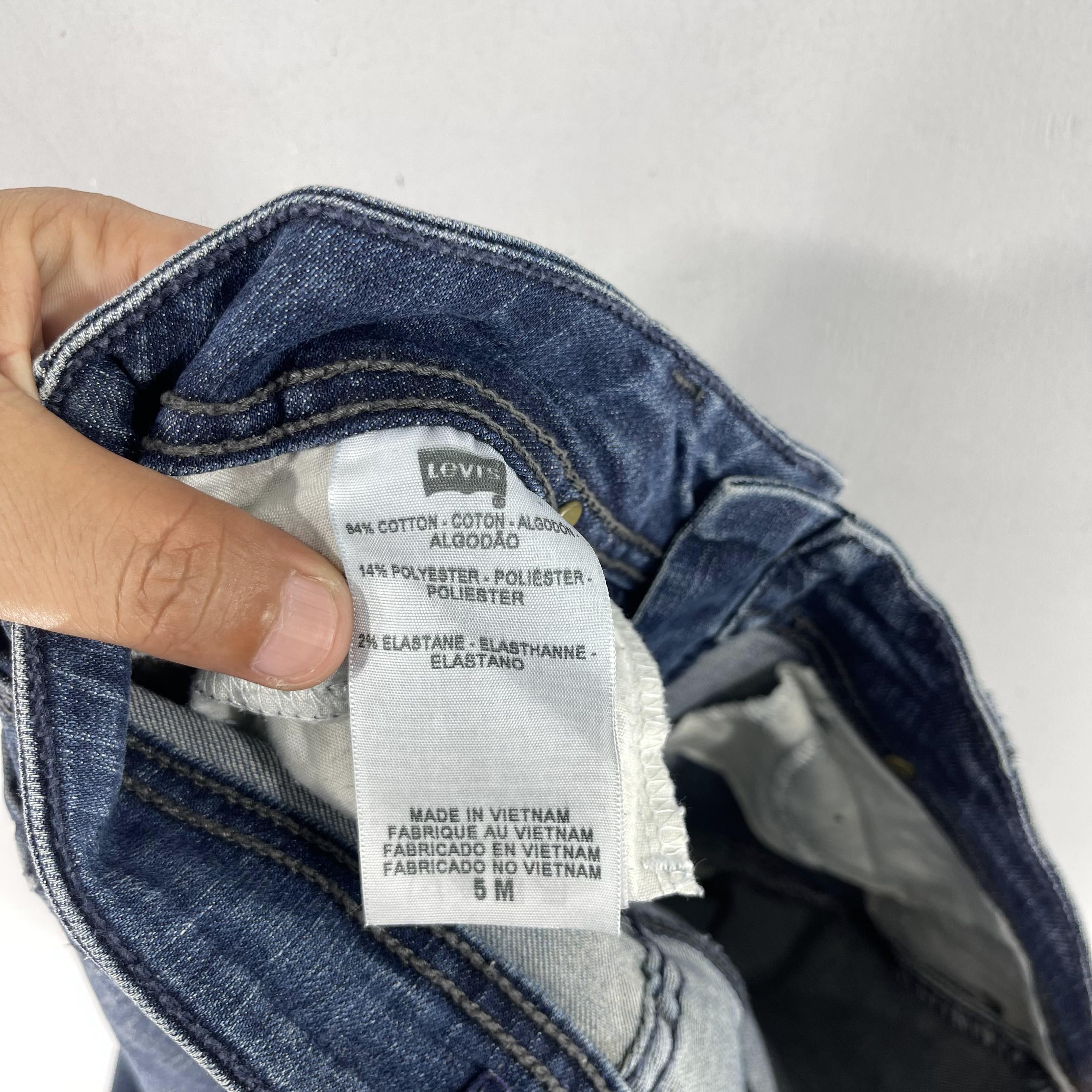 Levi's Size 27 Vintage Levis 535 Legging Stretchable Jeans Size 27" / US 4 / IT 40 - 5 Thumbnail