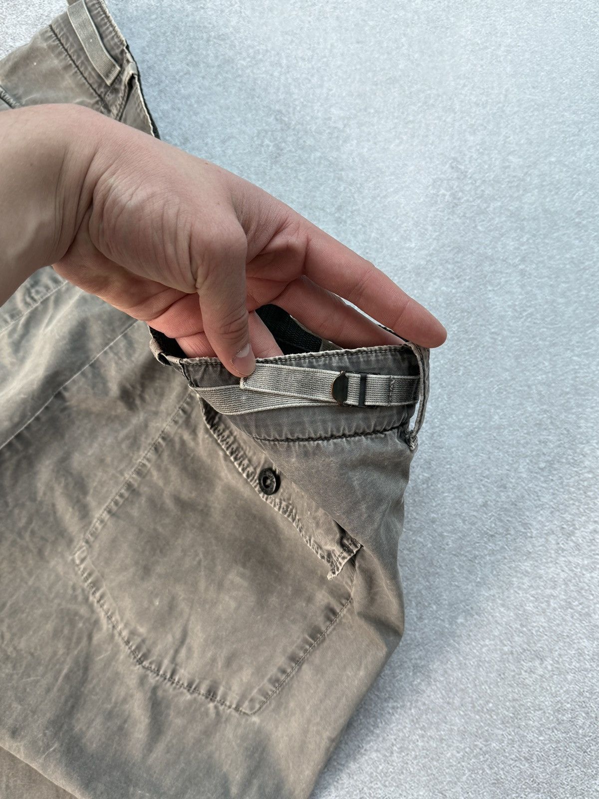 Stone Island Vintage Stone Island Chino Shorts Grey Garment Dyed Men’s Size US 33 - 19 Thumbnail