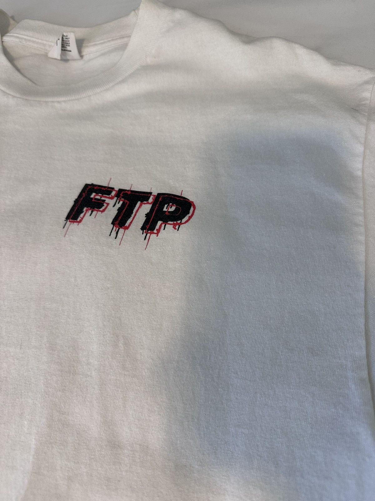 Fuck The Population FTP X Kodone collab FTP logo shirt white size XL Size US XL / EU 56 / 4 - 2 Thumbnail