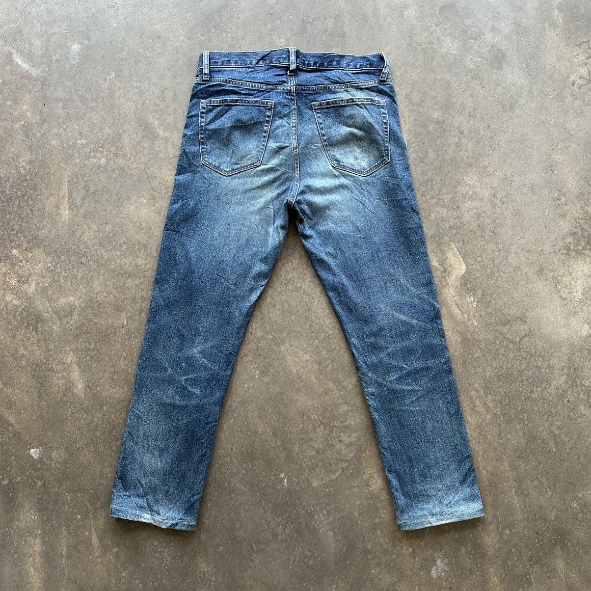 Japanese Brand × Jean × Vintage Vintage Japanese Faded Distressed Denim Jean Pant W33 Size US 33 - 10 Thumbnail
