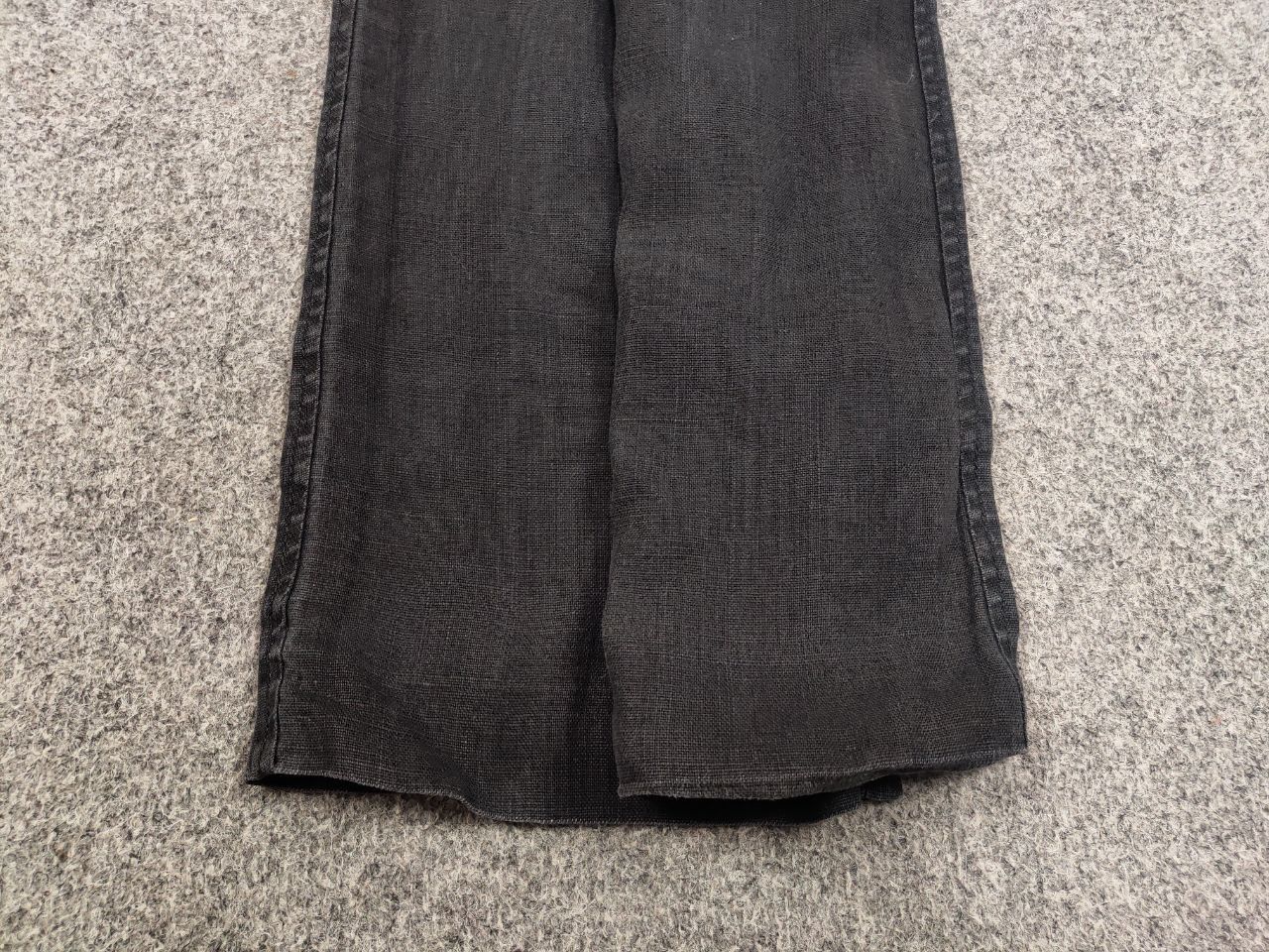 Dolce & Gabbana Vintage Dolce & Gabbana Linen Black Faded Trouser Pants Size 29" - 6 Thumbnail
