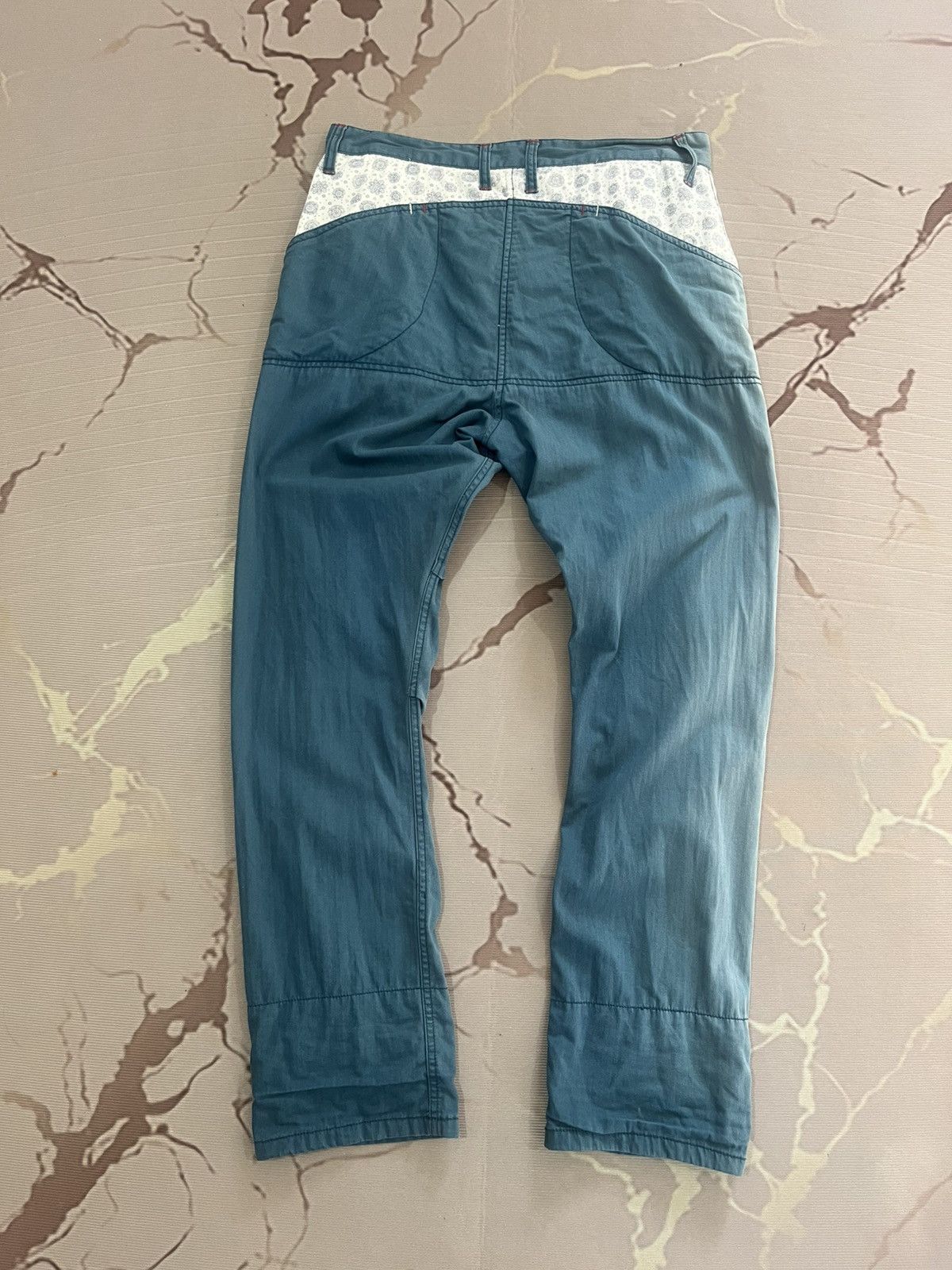 Japanese Brand Dominate Handcrafted Jeans Faded Contrast Lining Size US 32 / EU 48 - 7 Thumbnail
