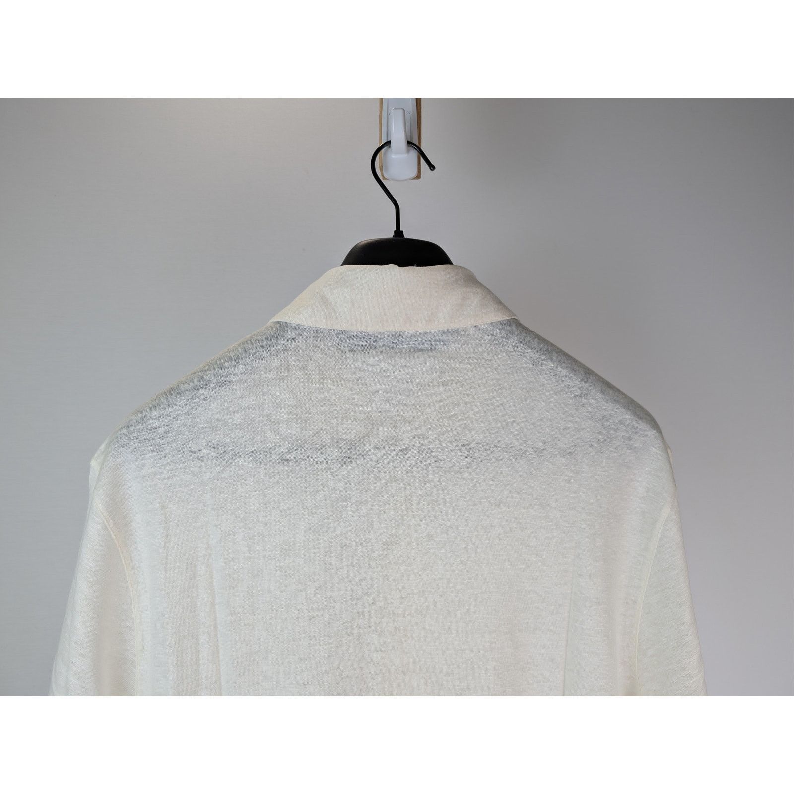 Palm Angels o1rshd1 Classic Logo Linen Polo Shirt in Off-White Size US XL / EU 56 / 4 - 11 Thumbnail