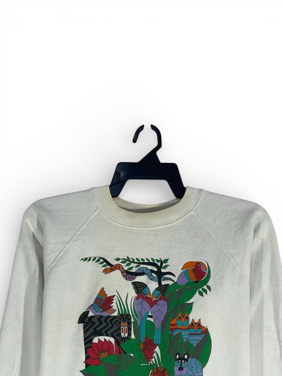 Other Vintage 80s art animal habitat amazon safari sweatshirt L Size US L / EU 52-54 / 3 - 2 Thumbnail