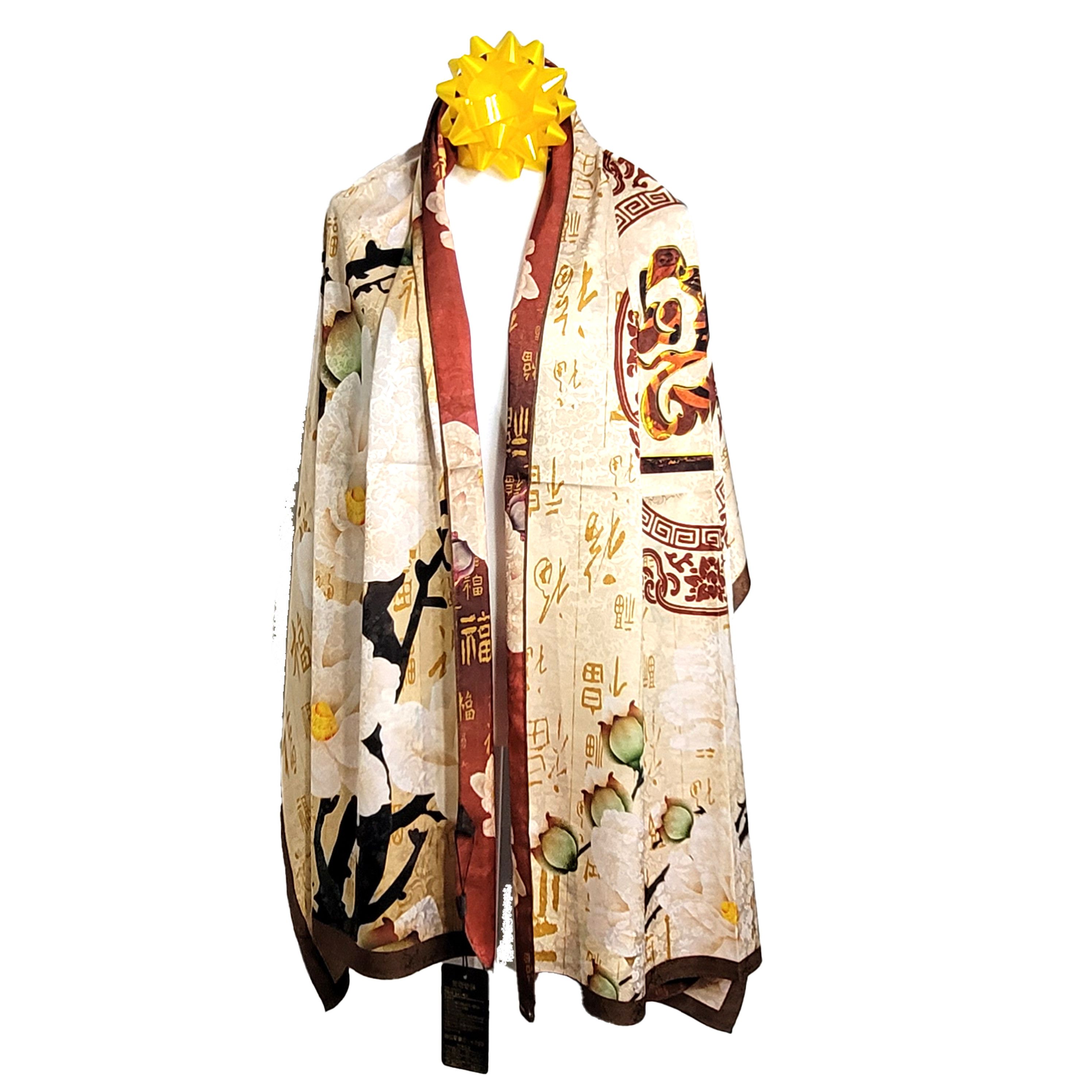 Other Double-Sided Silk Scarf 27"x70" Long Rectangle 3323 Size ONE SIZE - 4 Thumbnail