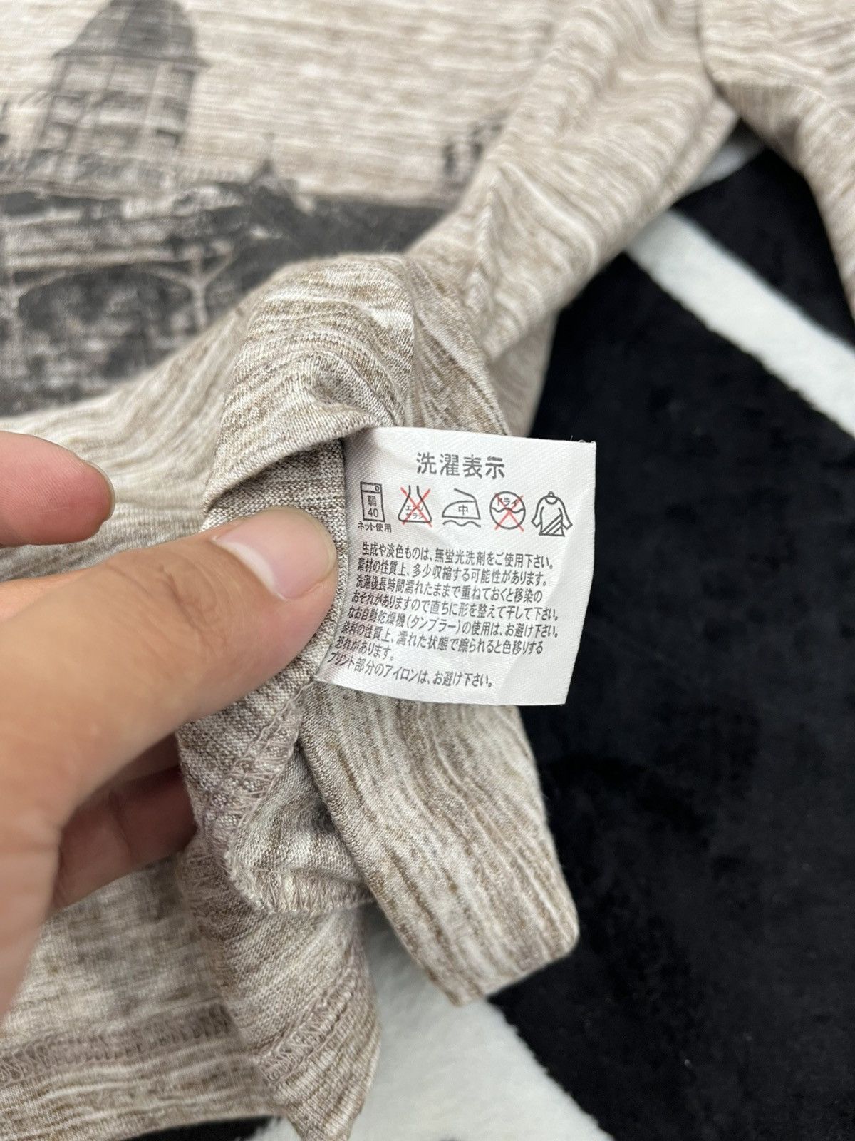 Japanese Brand Japanese Brand Archive Graphic LS Shirt Heather Brown Grunge Size US L / EU 52-54 / 3 - 11 Thumbnail