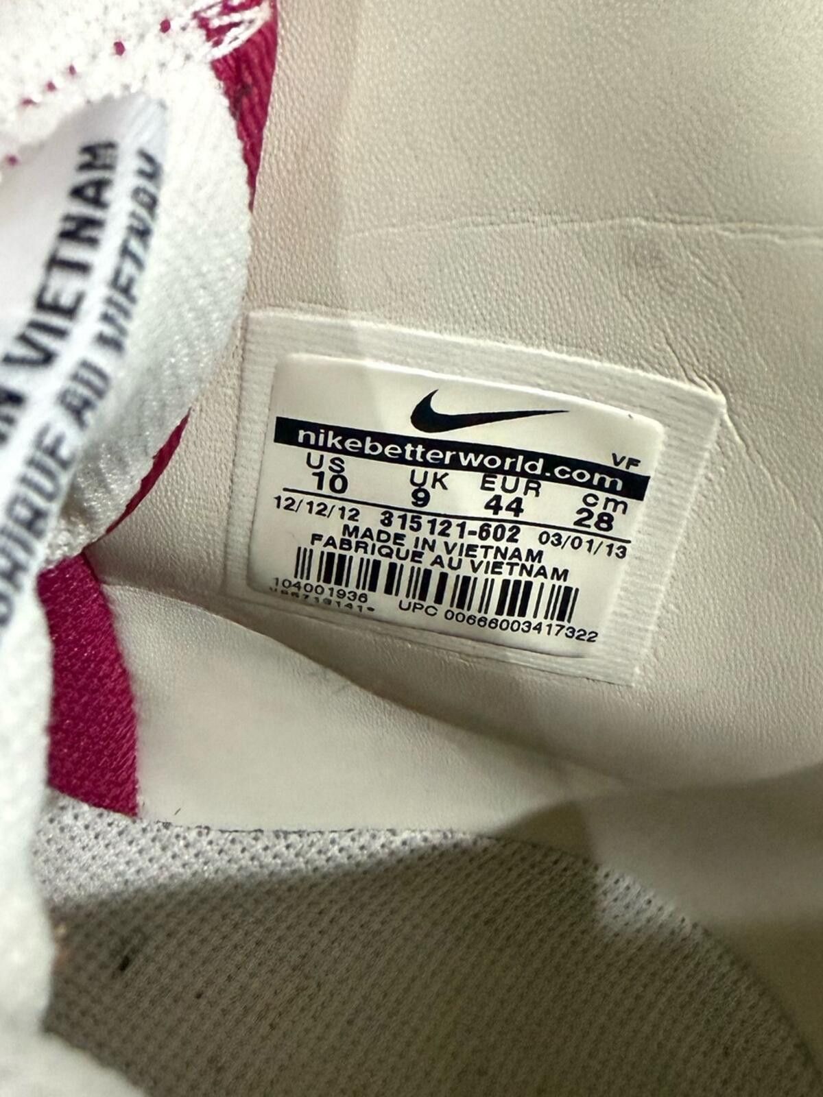 Nike Nike High-Top Sneakers in Pink and White Size US 10 / IT 40 - 4 Thumbnail