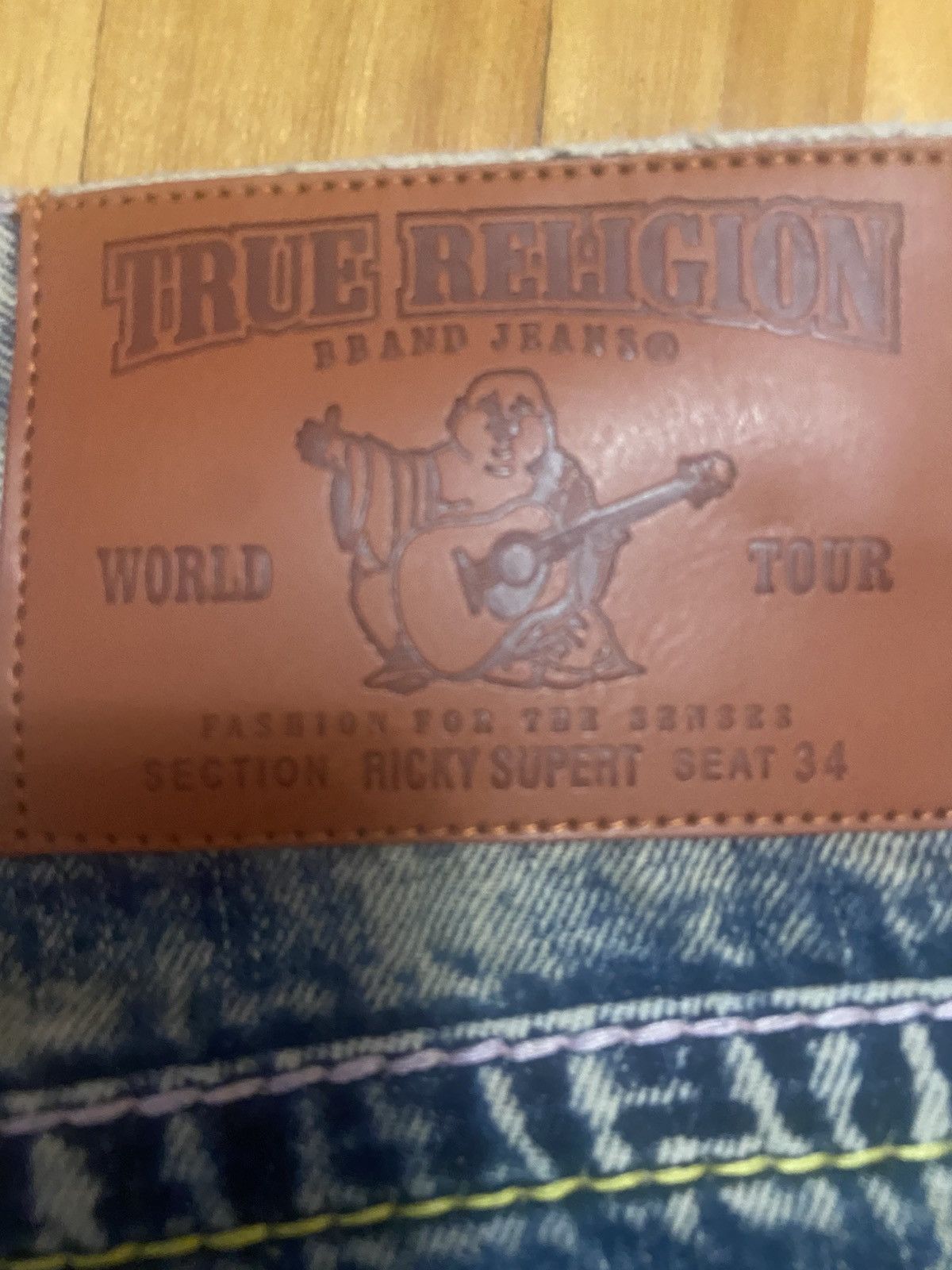True Religion true religion ricky super t light blue Size US 34 / EU 50 - 4 Thumbnail