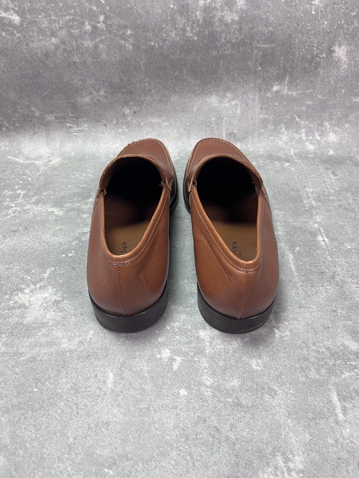 Ermenegildo Zegna Ermenegildo Zegna Brown Slip On Loafers 8 uk Size US 9.5 / EU 42-43 - 8 Thumbnail