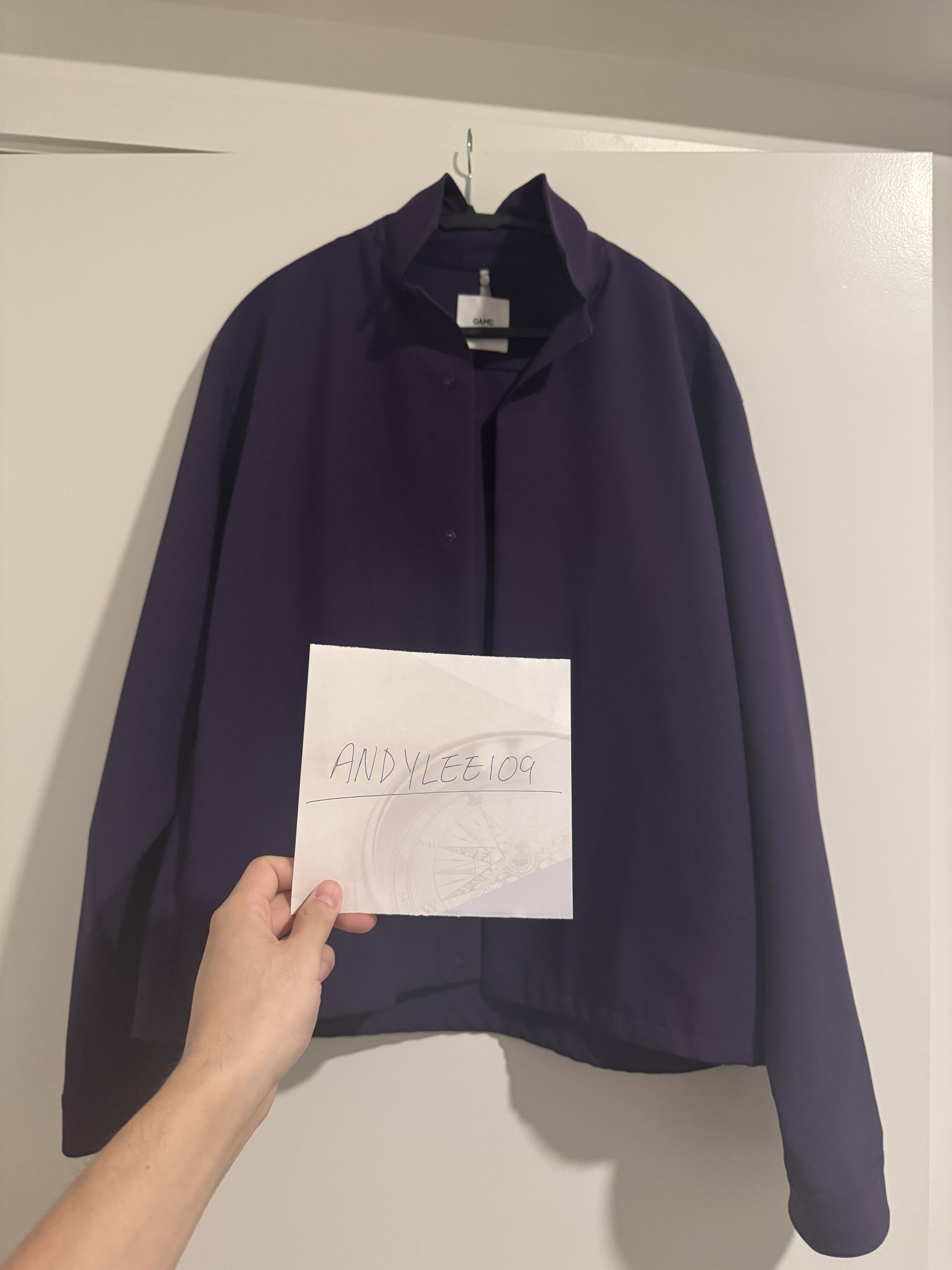 OAMC OAMC purple tonic of wilderness jacket Size US M / EU 48-50 / 2 - 1 Thumbnail