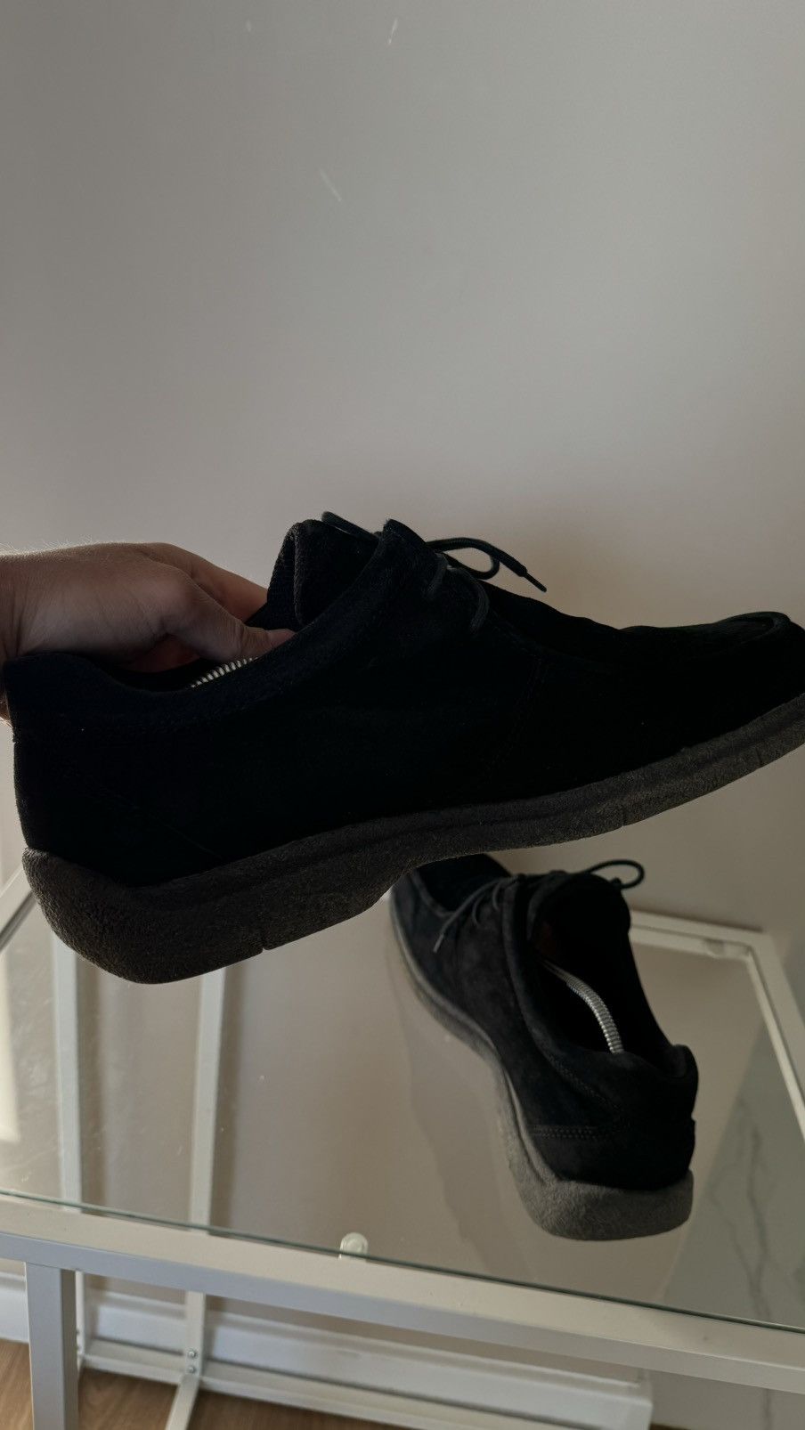 Ecco ECCO avant garde sneakers suede leather shoes Size US 11.5 / EU 44-45 - 5 Thumbnail