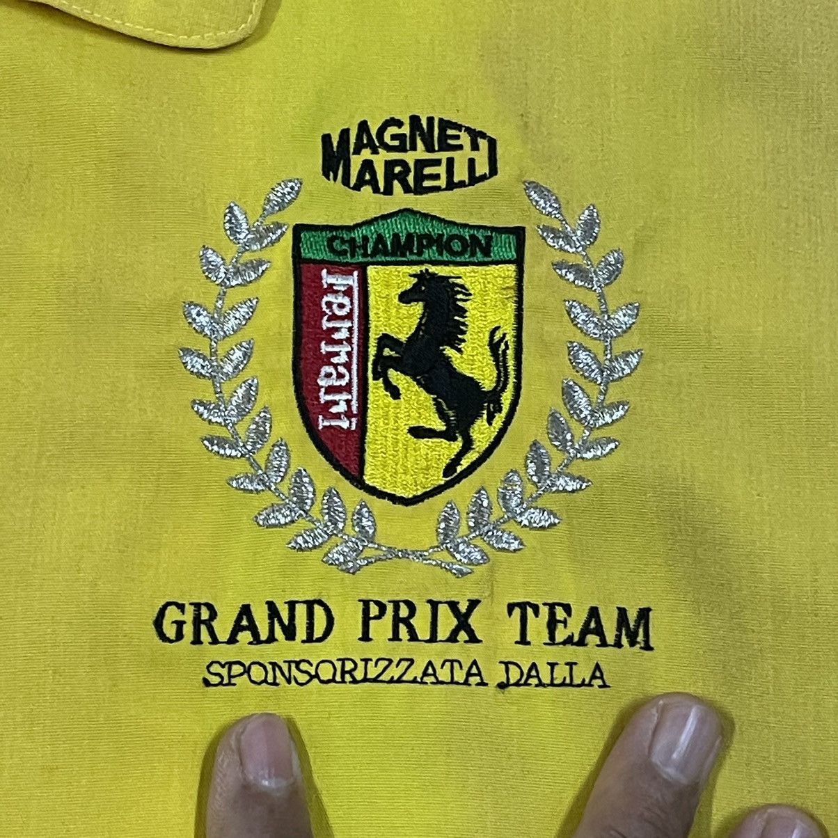 Ferrari Vintage Ferrari Grand Prix Team Racing Bomber Jacket Size US L / EU 52-54 / 3 - 8 Thumbnail