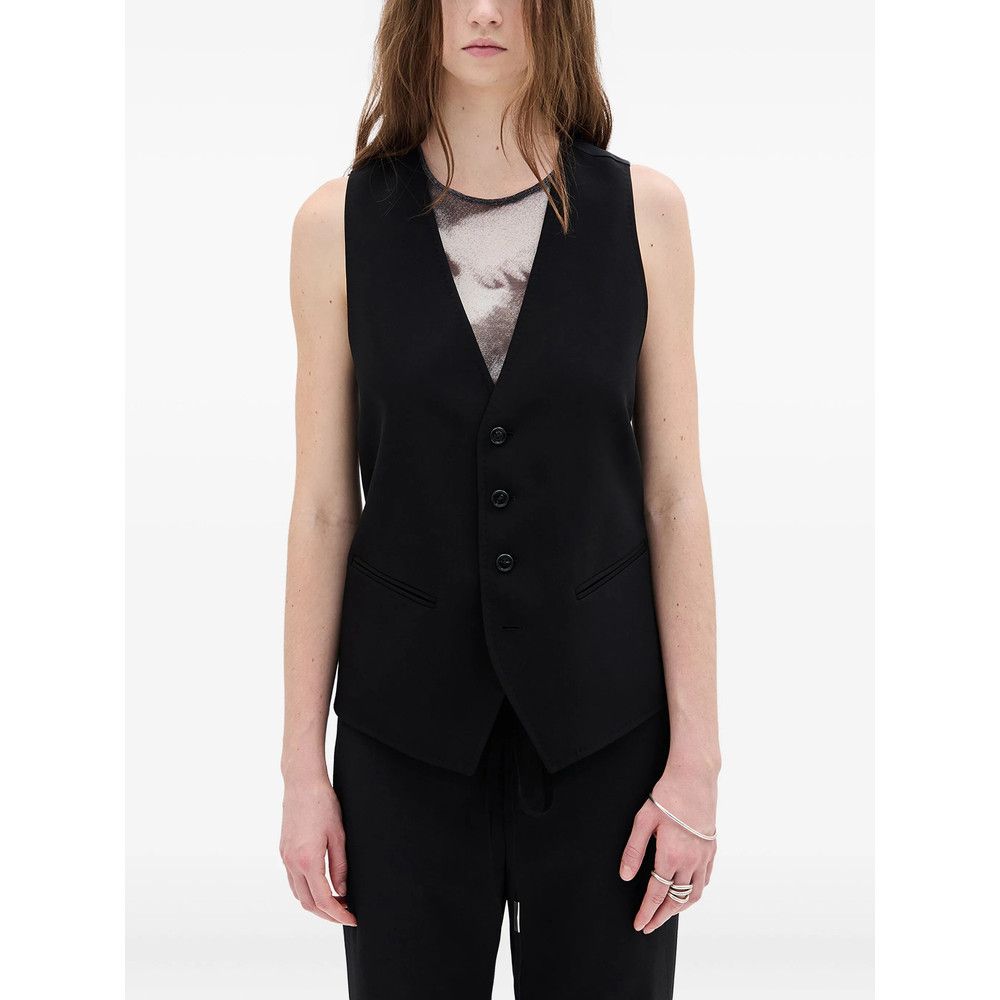 Ann Demeulemeester Ann Demeulemeester BLACK Jackets - Waistcoat & Gilets Size XS / US 0-2 / IT 36-38 - 1 Thumbnail