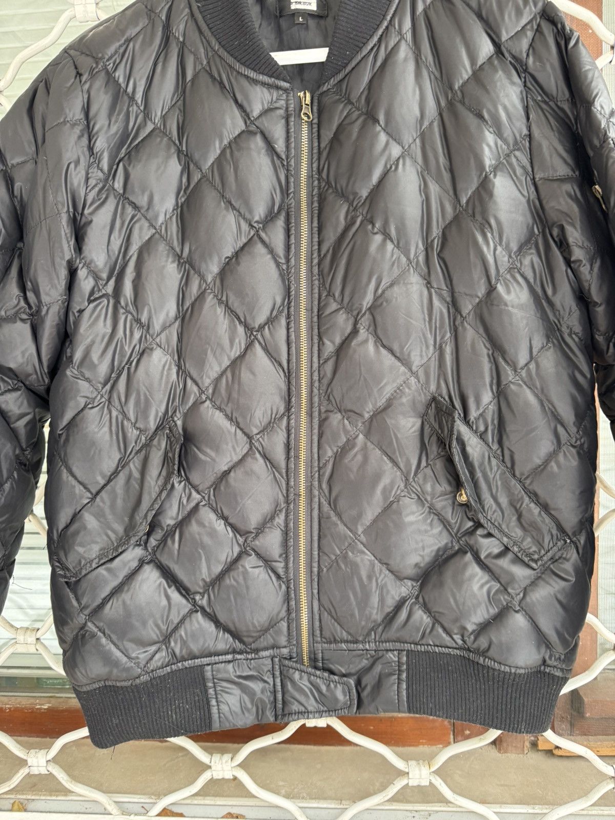 Vintage Vintage Bikbok real down bomber jacket size L Size L / US 10 / IT 46 - 4 Thumbnail