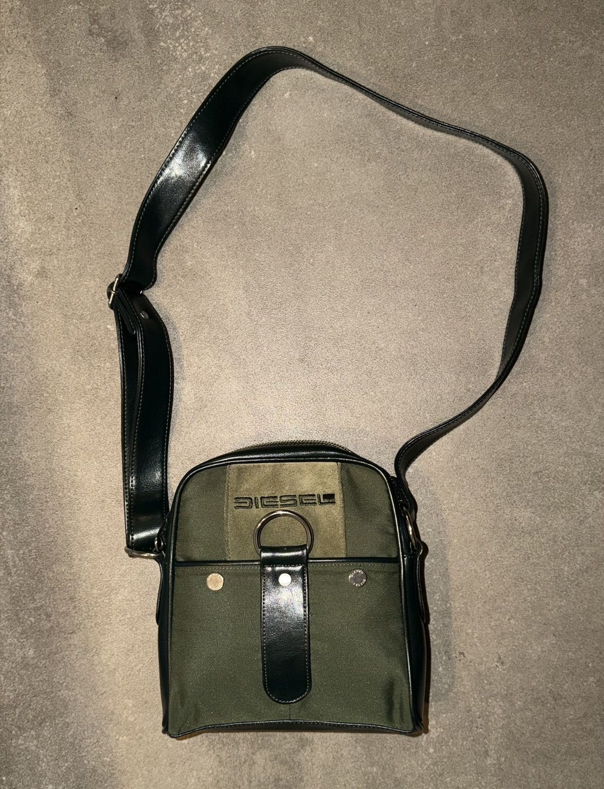 Diesel Diesel Green Crossbody Bag – Vintage Spare Parts Line Size ONE SIZE - 2 Thumbnail