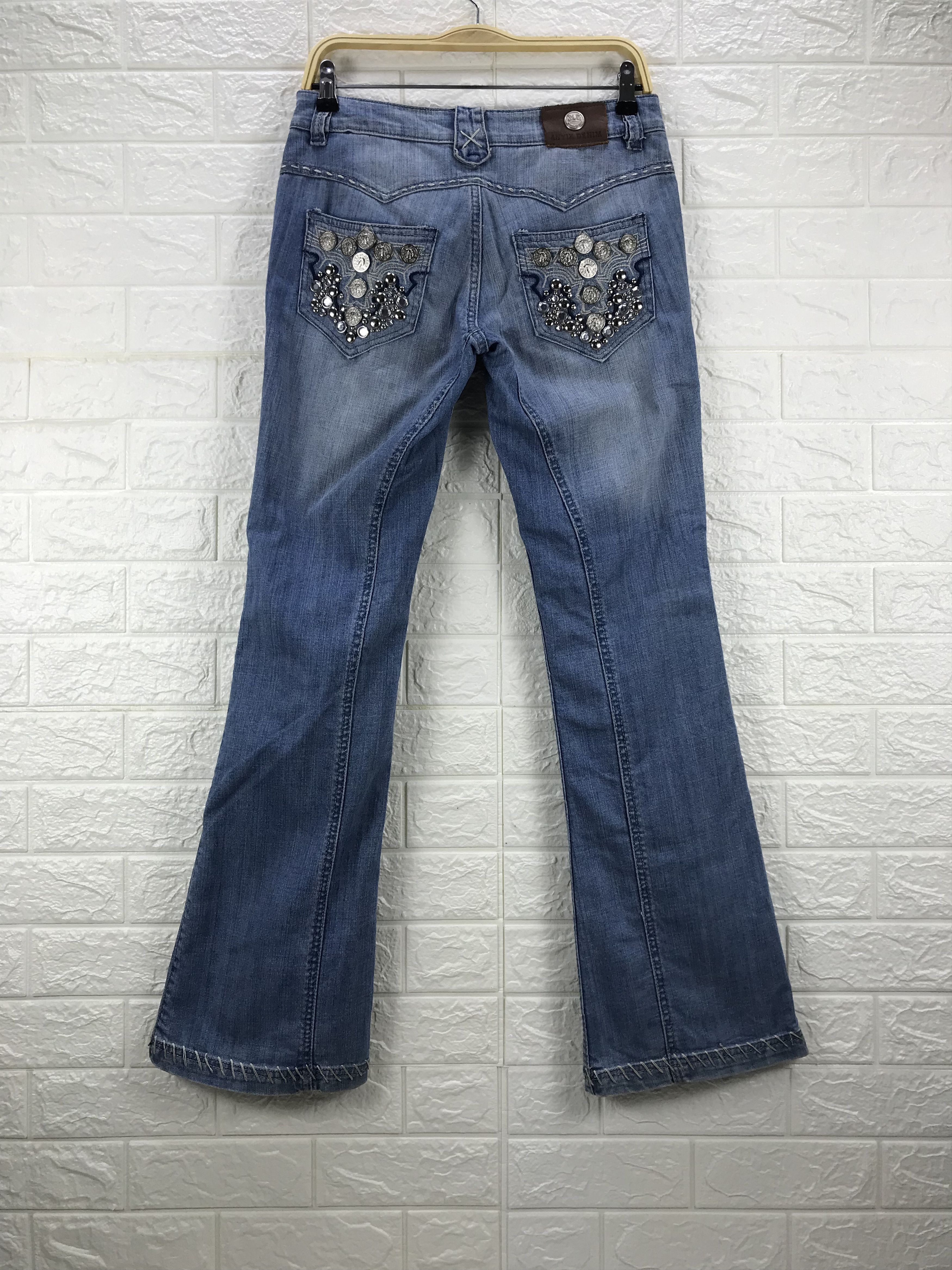 Antik Denim Vintage Antik Denim Flare Jeans Size 28" / US 6 / IT 42 - 5 Thumbnail