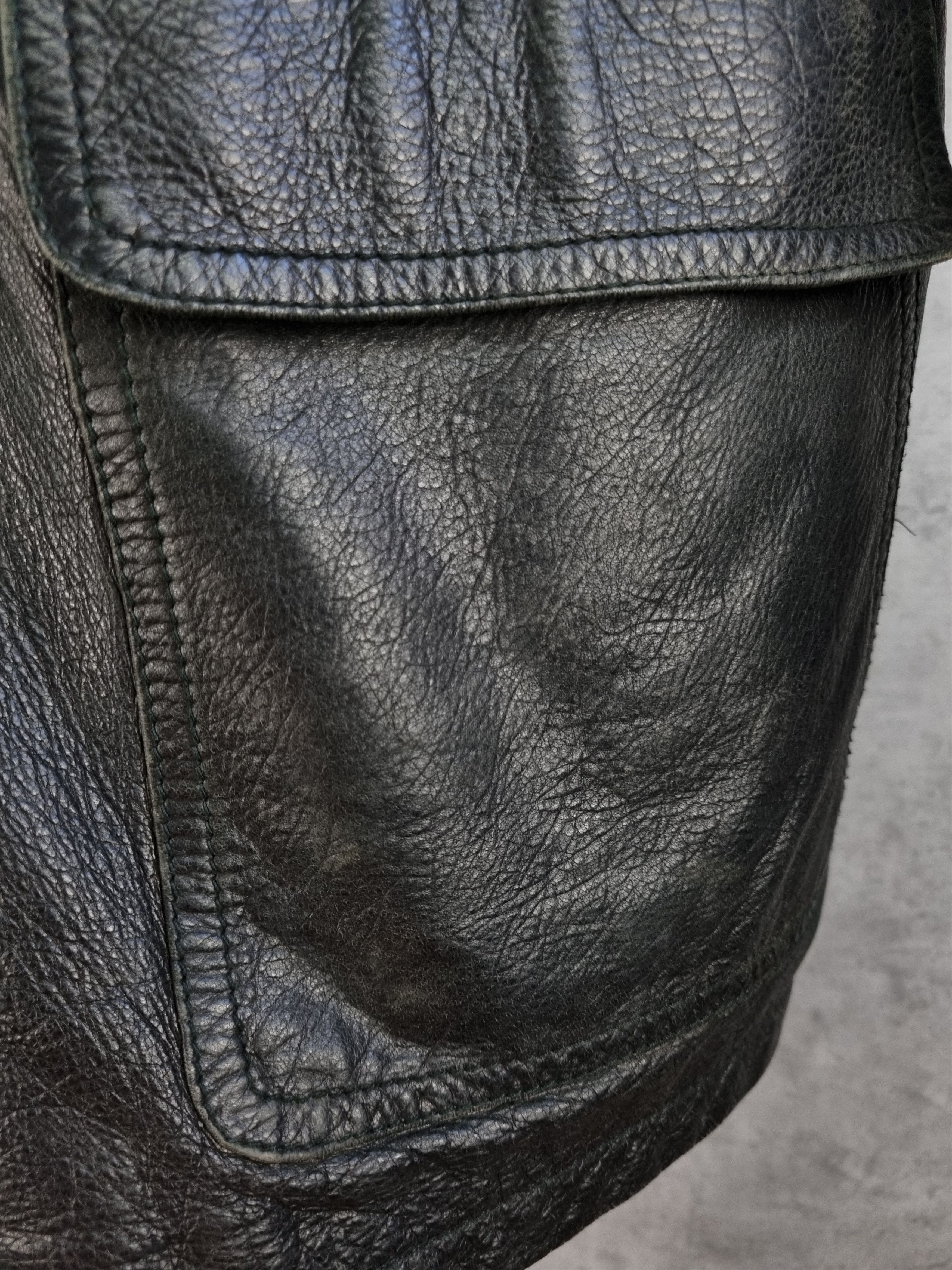 Prada × Vintage Prada Milano Leather Jacket made in Italy Size US L / EU 52-54 / 3 - 17 Thumbnail