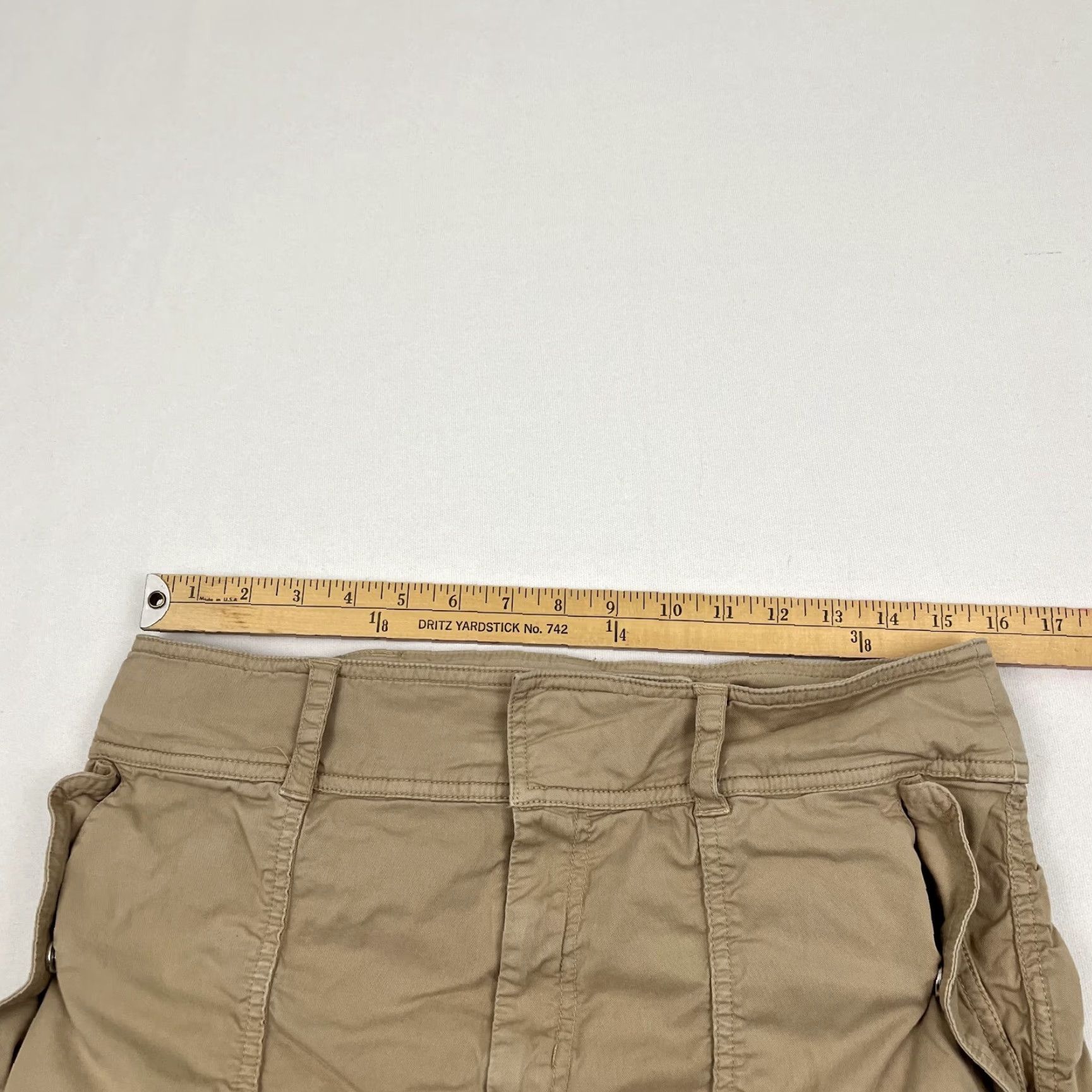 Ralph Lauren Lauren Ralph Lauren Pants Womens Sz 10 W31 L26 Micro Sanded Twill Cargo Brown Size 32" / US 10 / IT 46 - 4 Thumbnail