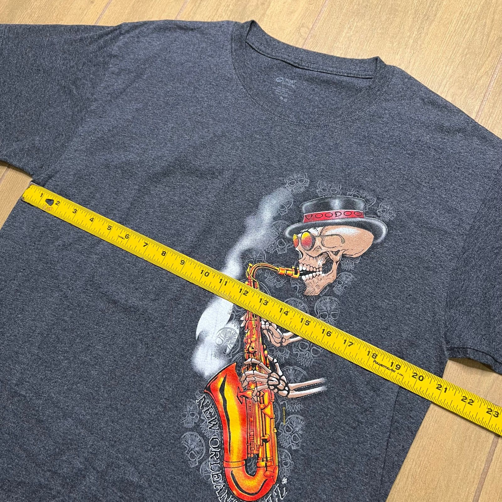 Vintage Vintage New Orleans Voodoo Jazz Band skeleton graphic Men L Size US L / EU 52-54 / 3 - 6 Thumbnail