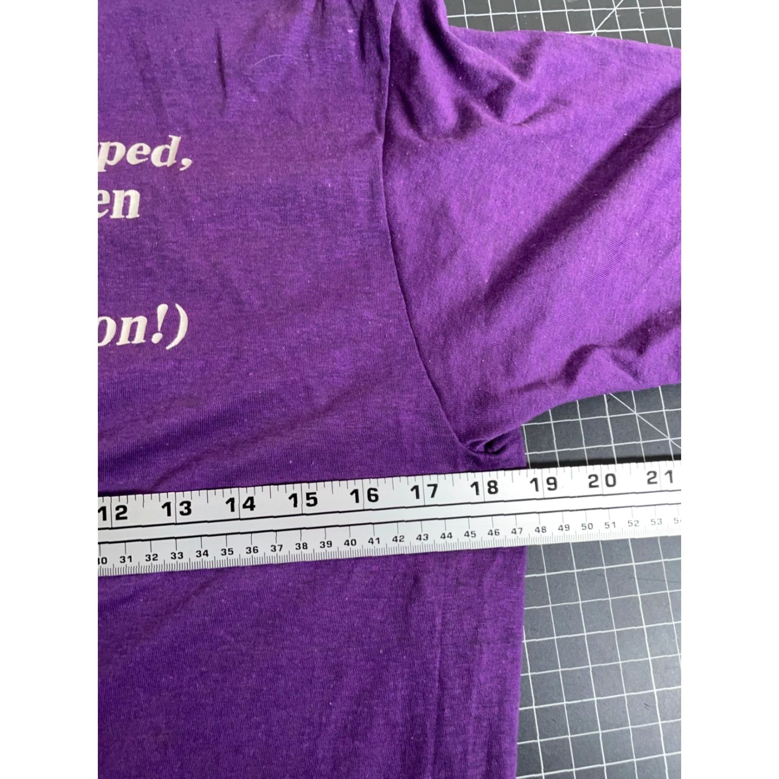 Vintage VTG Badger Sport T-Shirt Shirt Unworn Purple Short Sleeve Crew Neck Adult Small Logo Graphic 80s 90s Funny Music Size US S / EU 44-46 / 1 - 5 Thumbnail