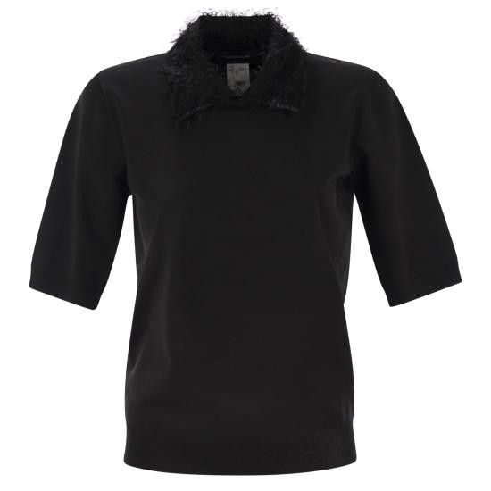 Fabiana Filippi FABIANA FILIPPI Women Polo Shirts MAD265F011 BLACK Size M / US 6-8 / IT 42-44 - 1 Thumbnail
