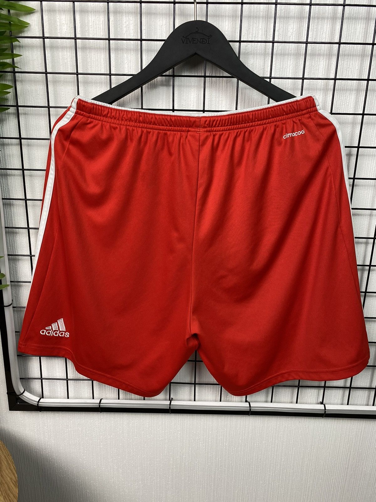 Adidas × Vintage Adidas Bayern Munich 2014-2015 Shorts Soccer Football Red L Size US 34 / EU 50 - 12 Thumbnail