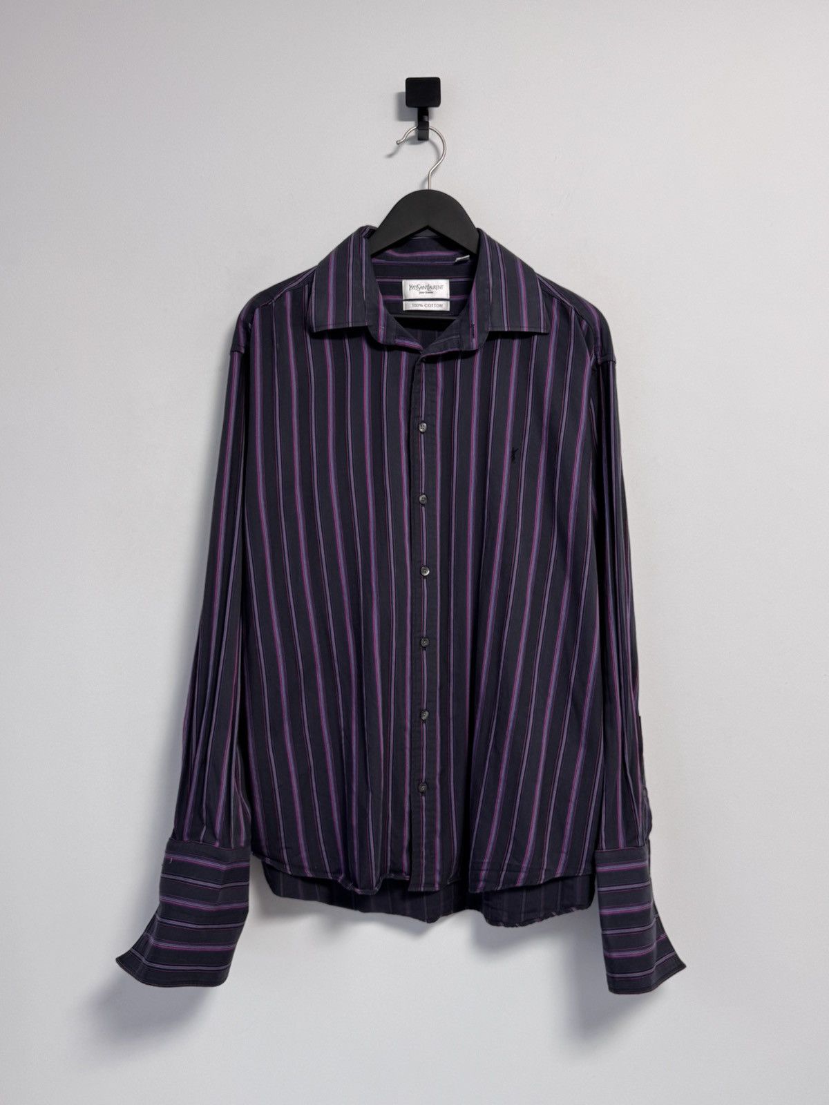 Yves Saint Laurent Yves Saint Laurent Button Up Shirt Luxury Size US XL / EU 56 / 4 - 1 Thumbnail