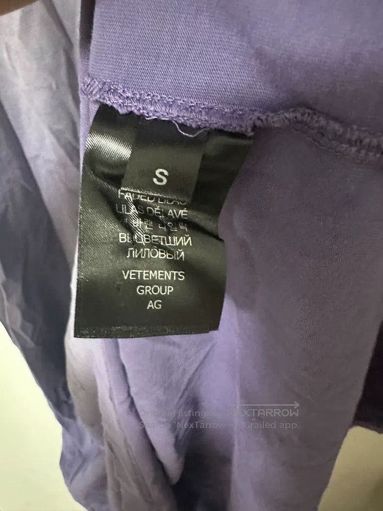 Vetements Vetements Embroidered Slogan Short Sleeve Tee Size US S / EU 44-46 / 1 - 4 Thumbnail