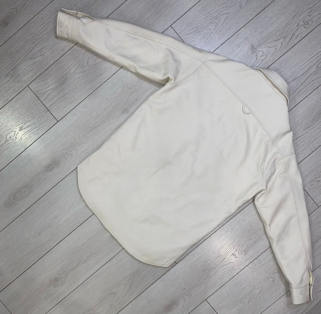 H&M × Maison Margiela Margiela Leather Overshirt Jacket Size US M / EU 48-50 / 2 - 4 Thumbnail