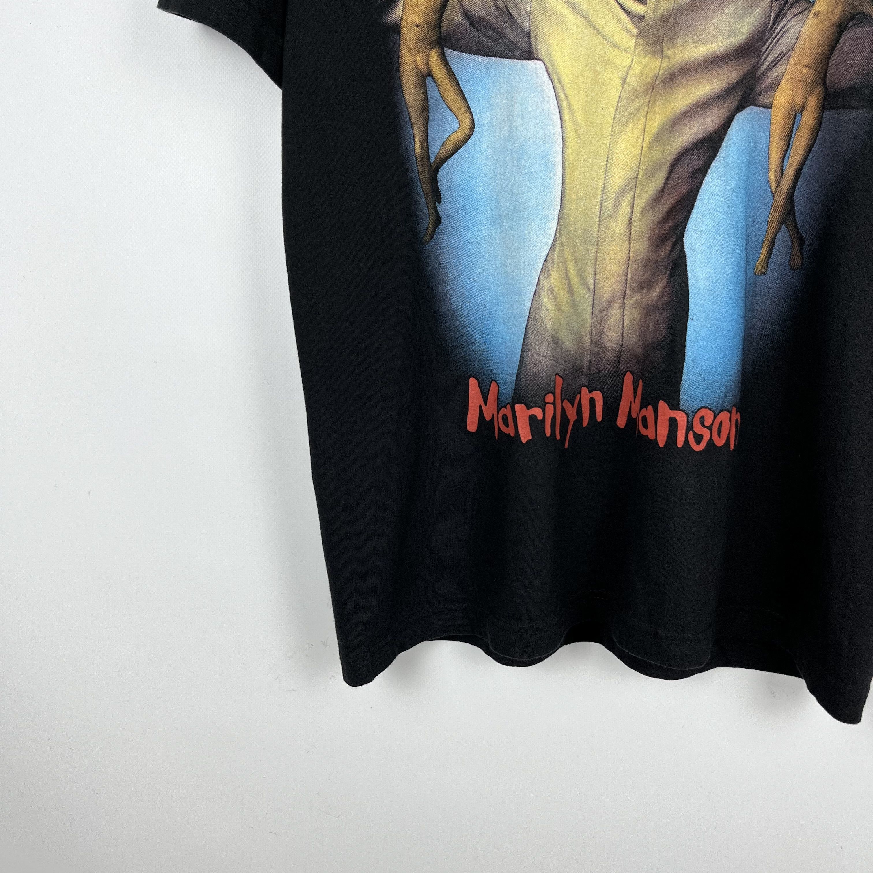 Band Tees Vintage Marilyn Manson Rare Rock Band T Shirt 2000’s Size US L / EU 52-54 / 3 - 4 Thumbnail