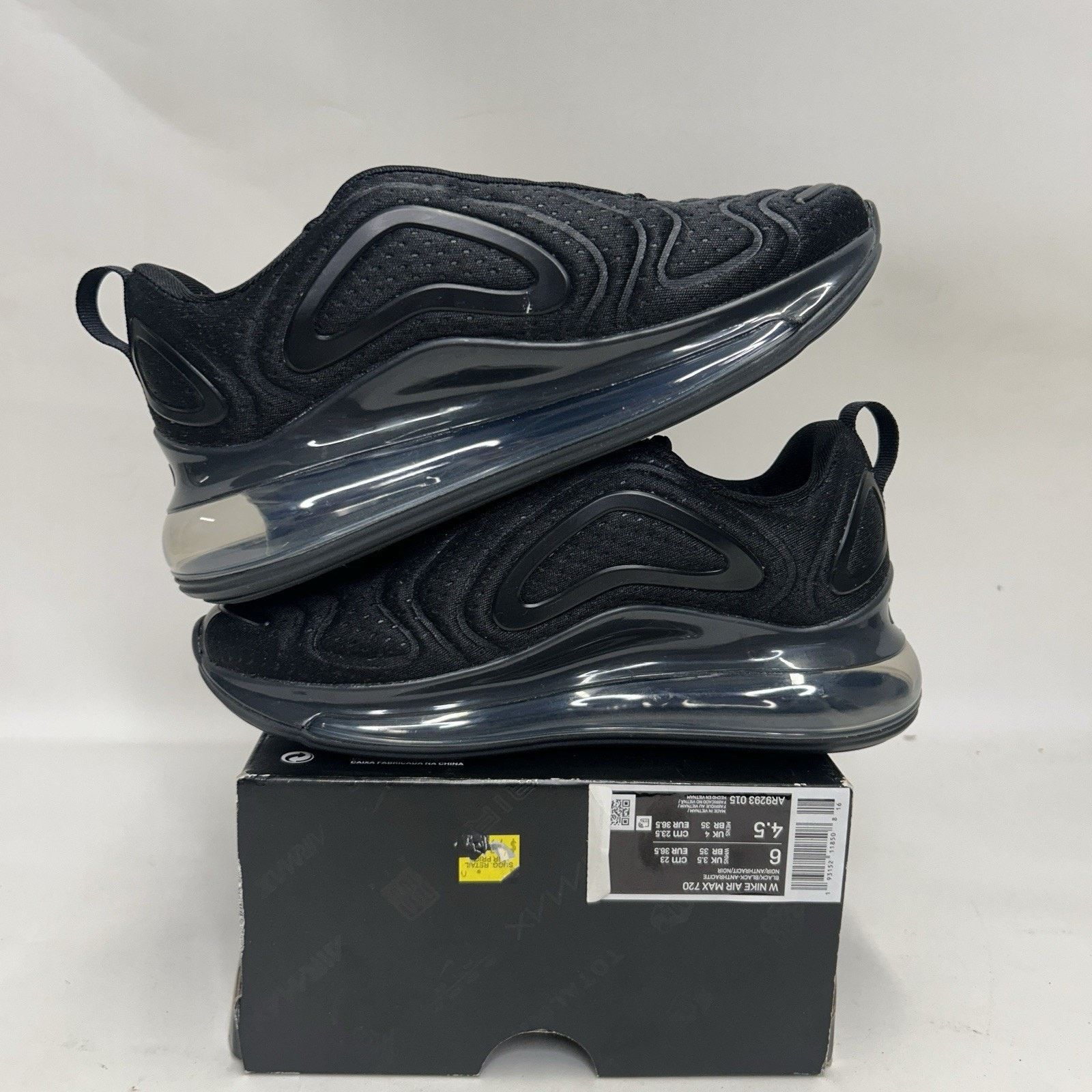 Nike Nike Air Max 720 WMNS “Triple Black/Anthracite” AR9293-015 Size US 6 / IT 36 - 3 Thumbnail
