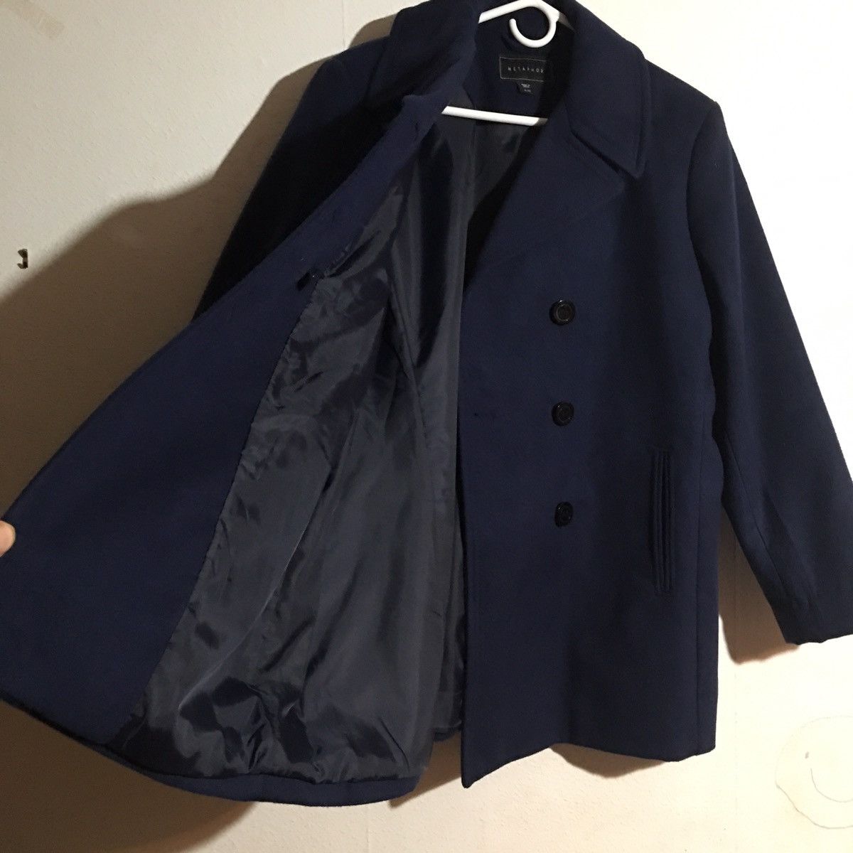 Other Metaphor Navy Like New Pea Coat: Size XL Size XL / US 12-14 / IT 48-50 - 5 Thumbnail