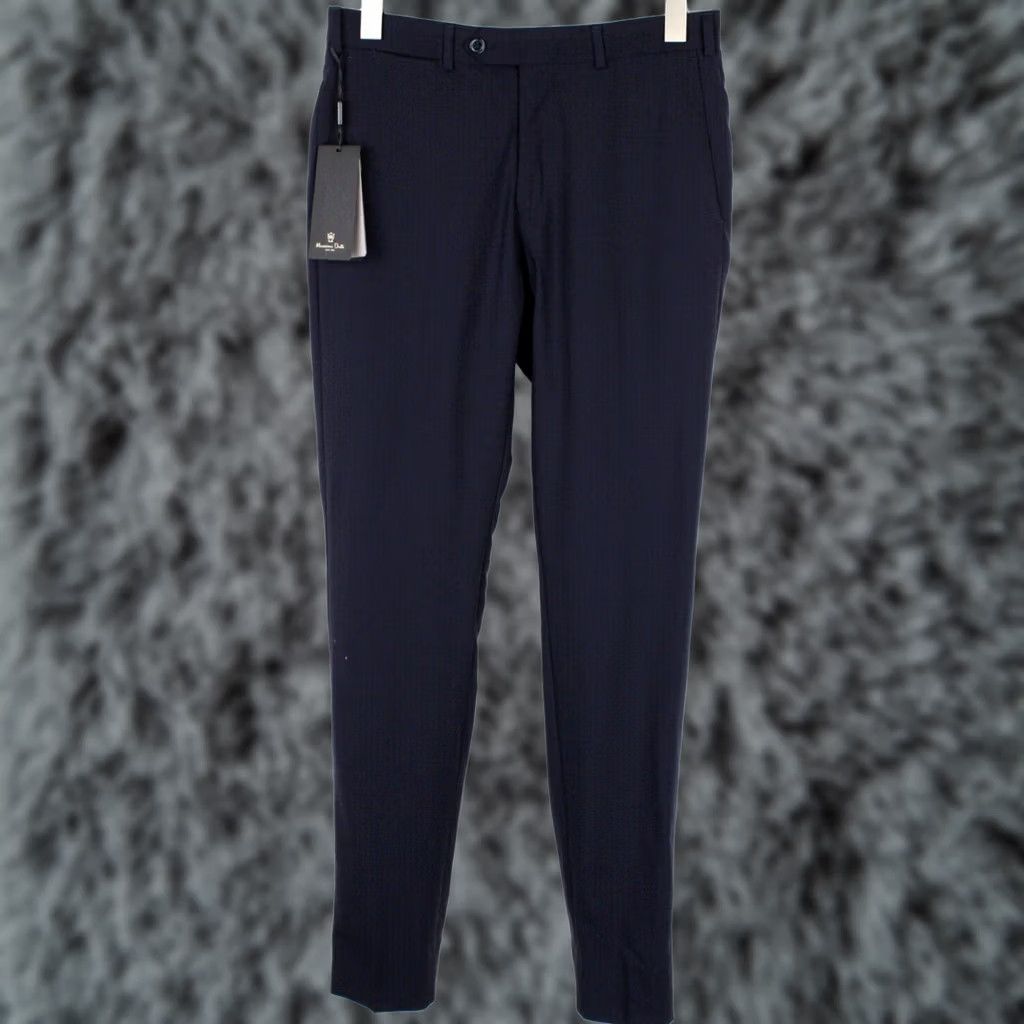 Massimo Dutti Massimo Dutti Wool Trousers Men EU 38 Zip Fly Pockets Classic Super 120's Blue Wool Trousers Mens EU38 Zip Fly Front Pockets All Seasons Size US 38 / EU 54 - 1 Thumbnail
