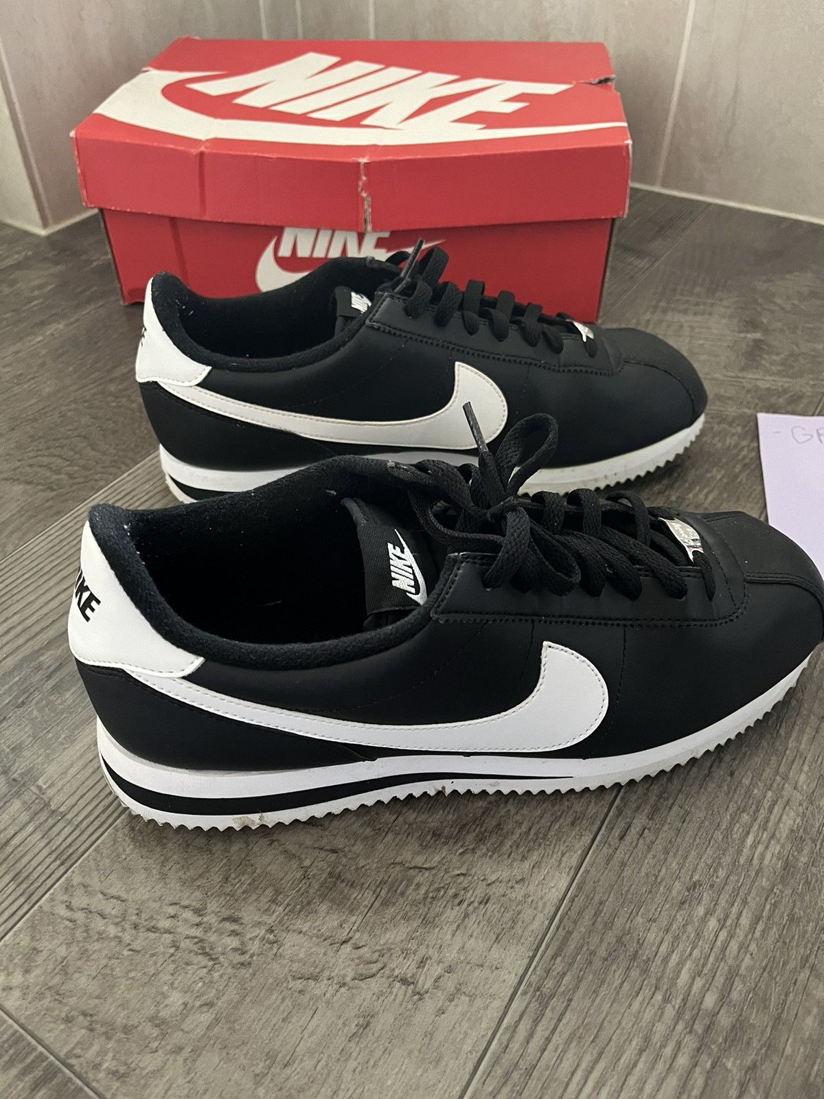image of Nike Cortez Shoes in Black, Men's (Size 11)