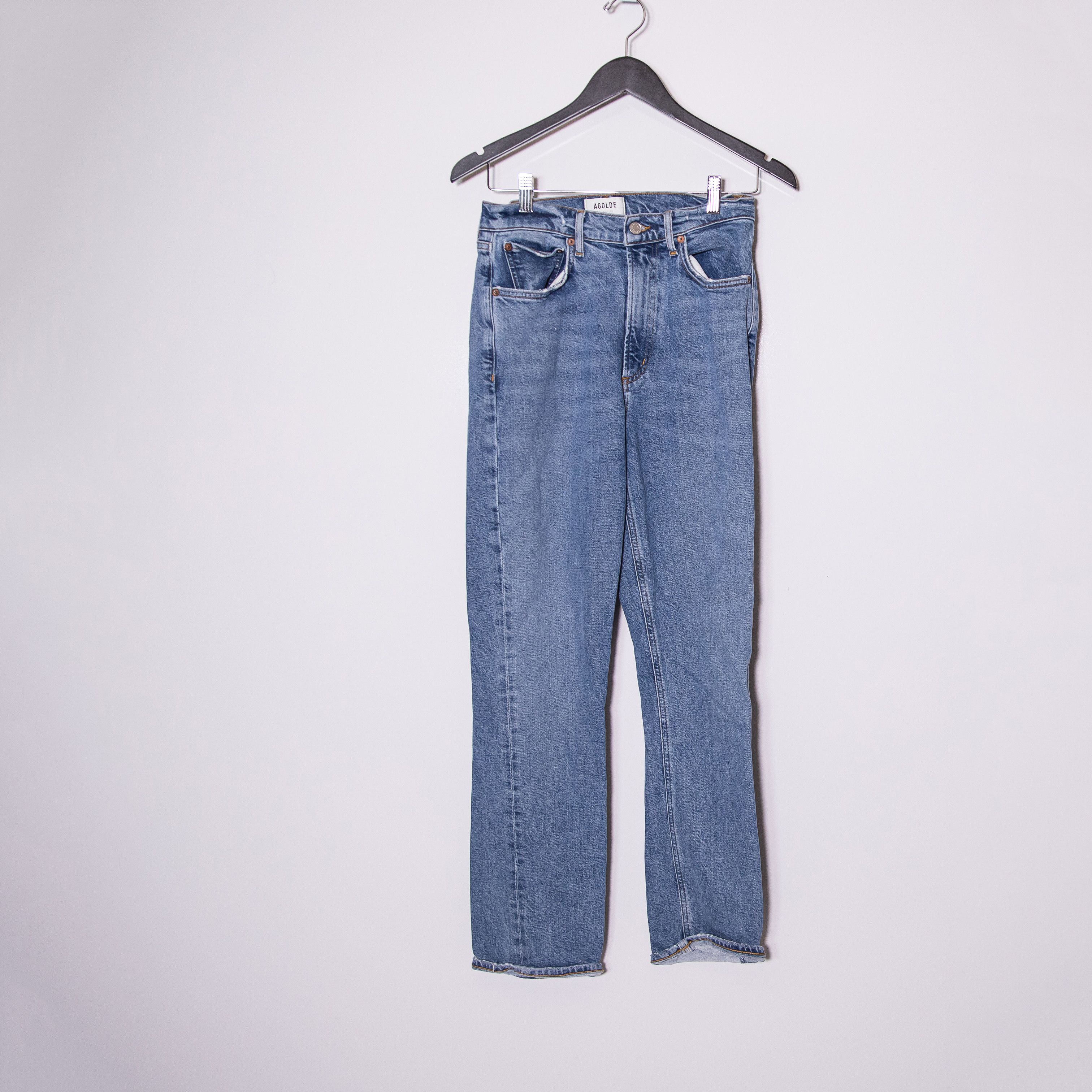 Agolde Agolde Women's High Rise Stovepipe Size 26" / US 2 / IT 38 - 1 Thumbnail