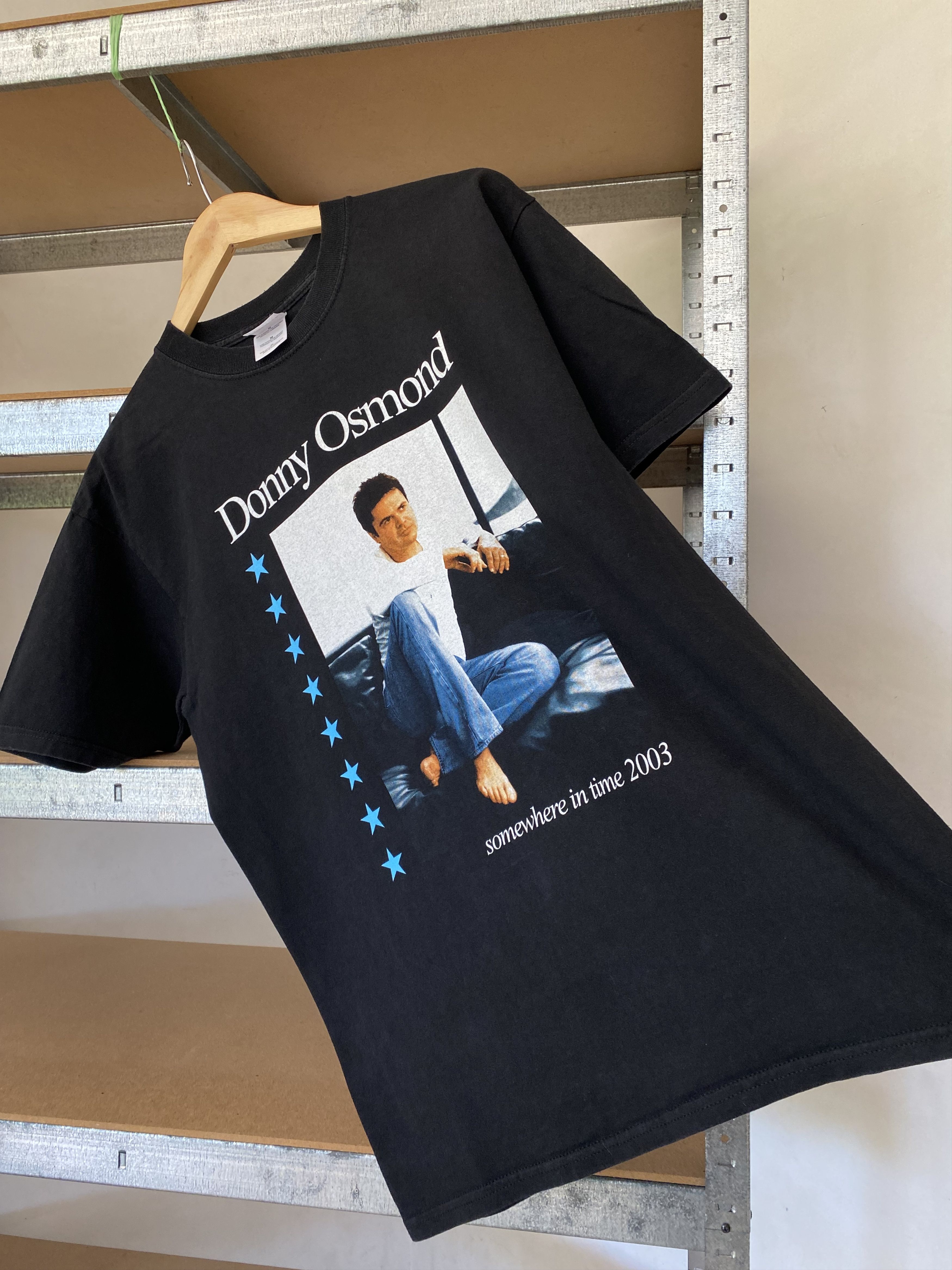 Band Tees Vintage 2003 Donny Osmond Somewhere In Time Rock T-shirt Size US M / EU 48-50 / 2 - 9 Thumbnail