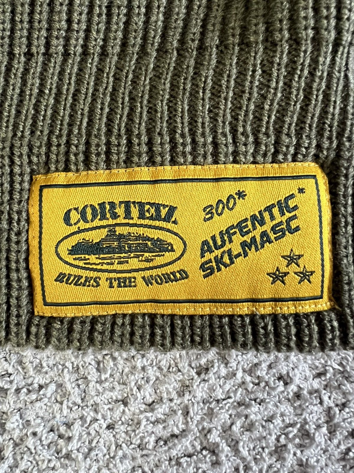 Corteiz Corteiz Army Green Balaclava Size ONE SIZE - 3 Thumbnail