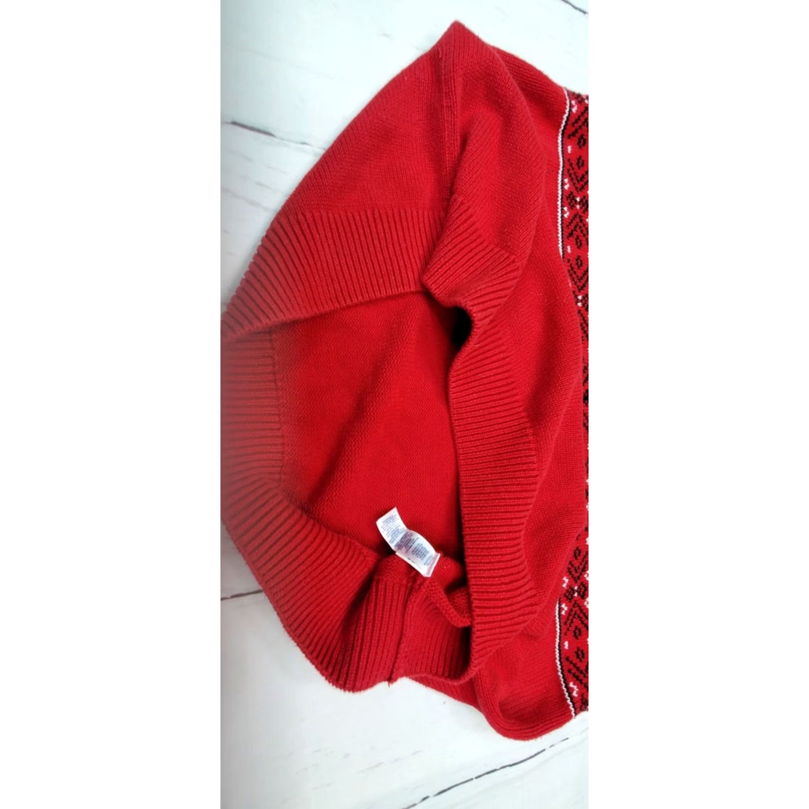 Chaps CHAPS Men’s Button Christmas Sweater L Red Thick Knit Cotton Polar Bear Christmas Sweater Mens Large Red Polar Bear Knit Pullover Size US L / EU 52-54 / 3 - 2 Thumbnail